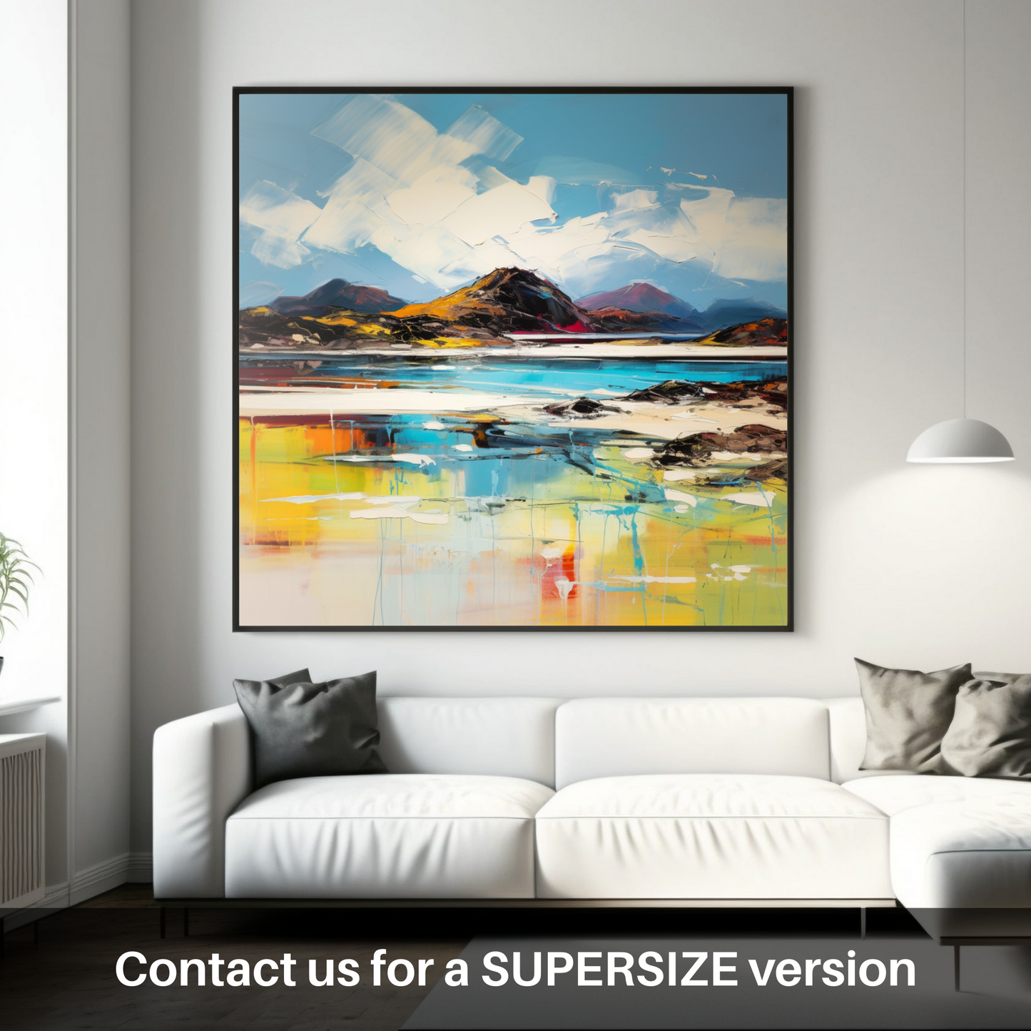 Huge supersize print of Camusdarach Beach, Arisaig