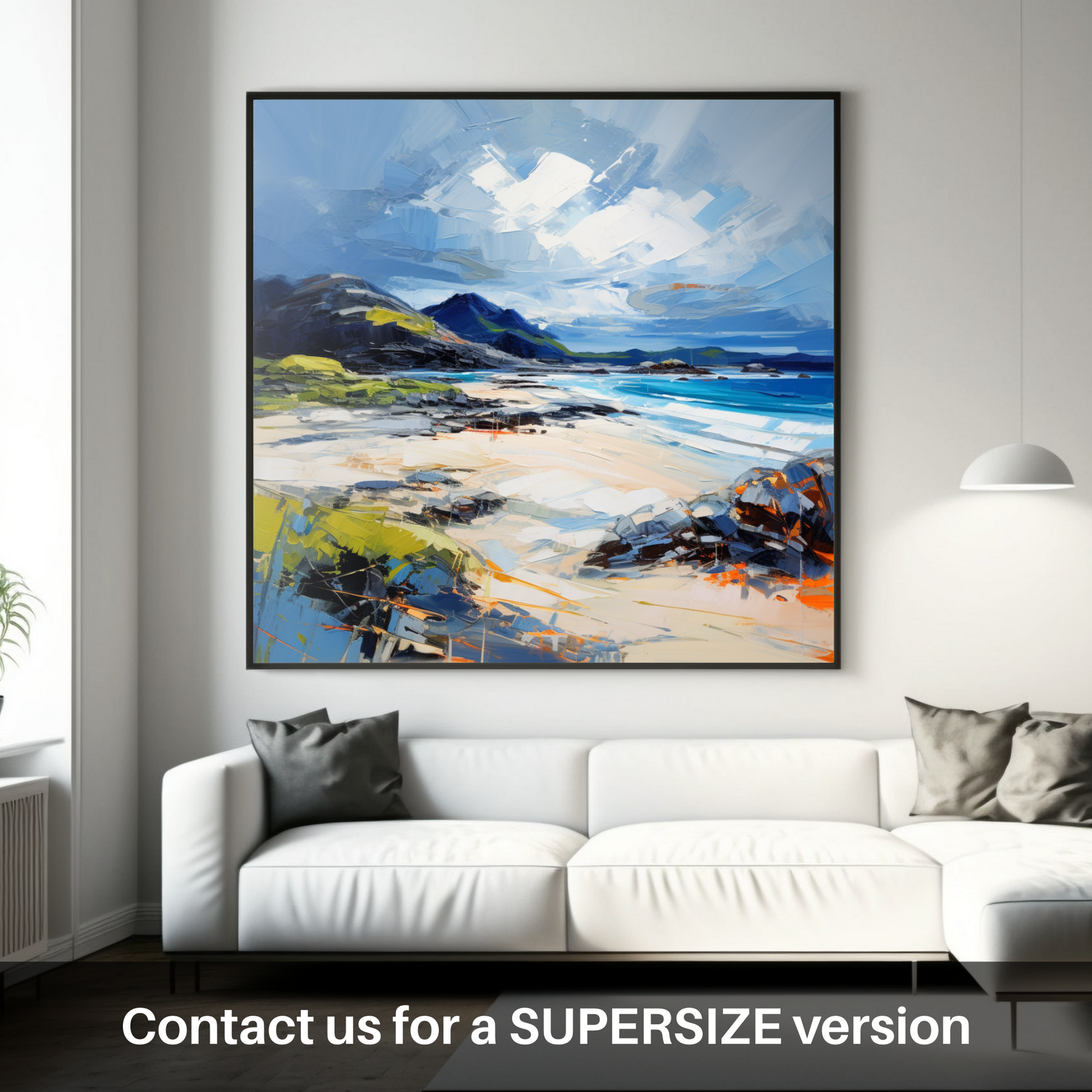 Huge supersize print of Camusdarach Beach, Arisaig