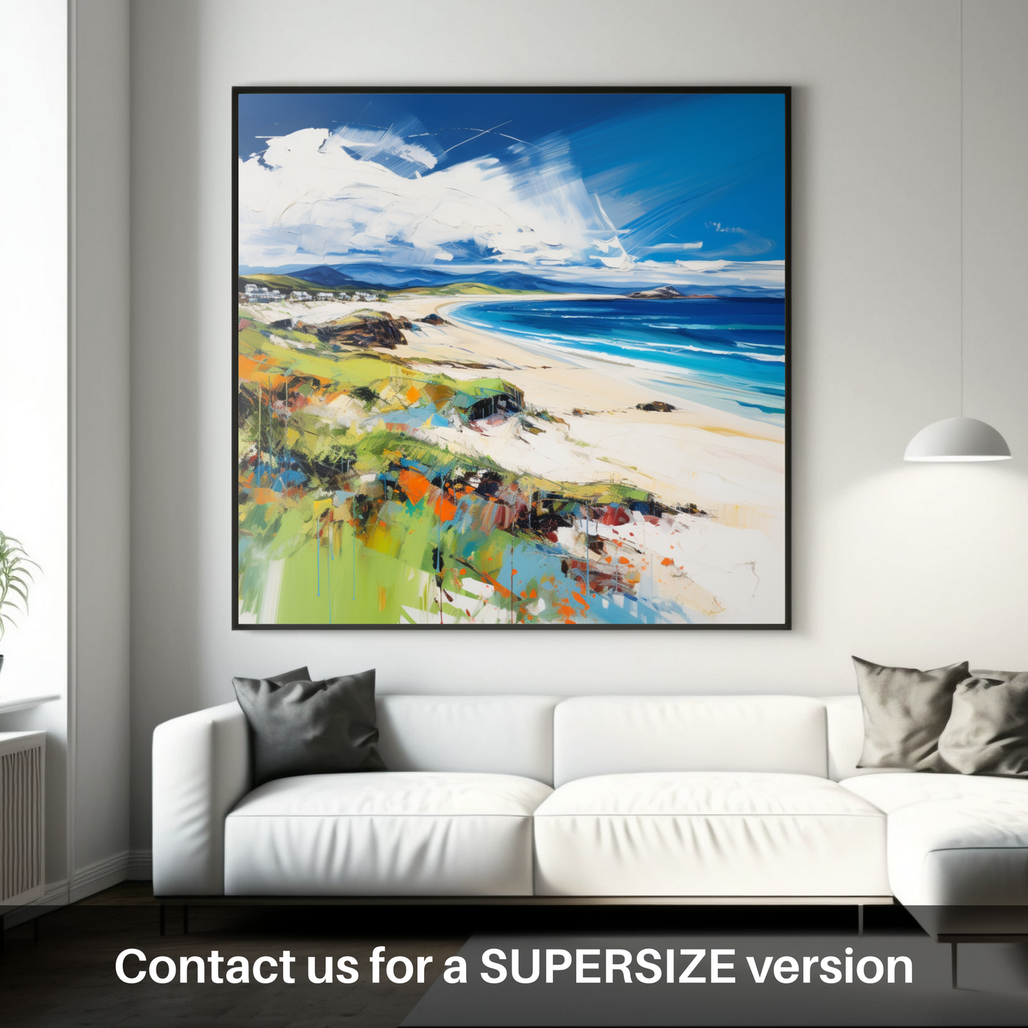 Huge supersize print of Camusdarach Beach, Arisaig