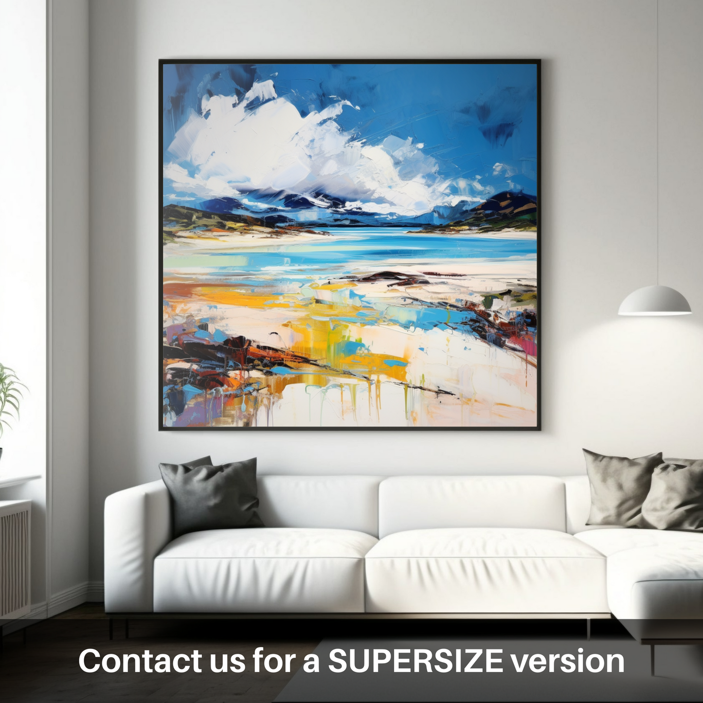 Huge supersize print of Camusdarach Beach, Arisaig