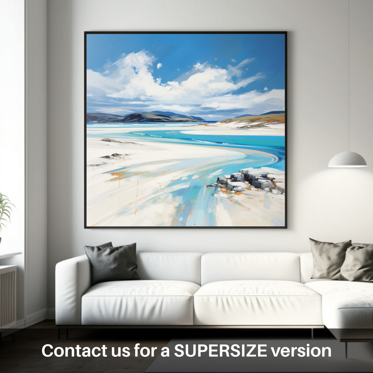 Huge supersize print of Luskentyre Beach, Isle of Harris