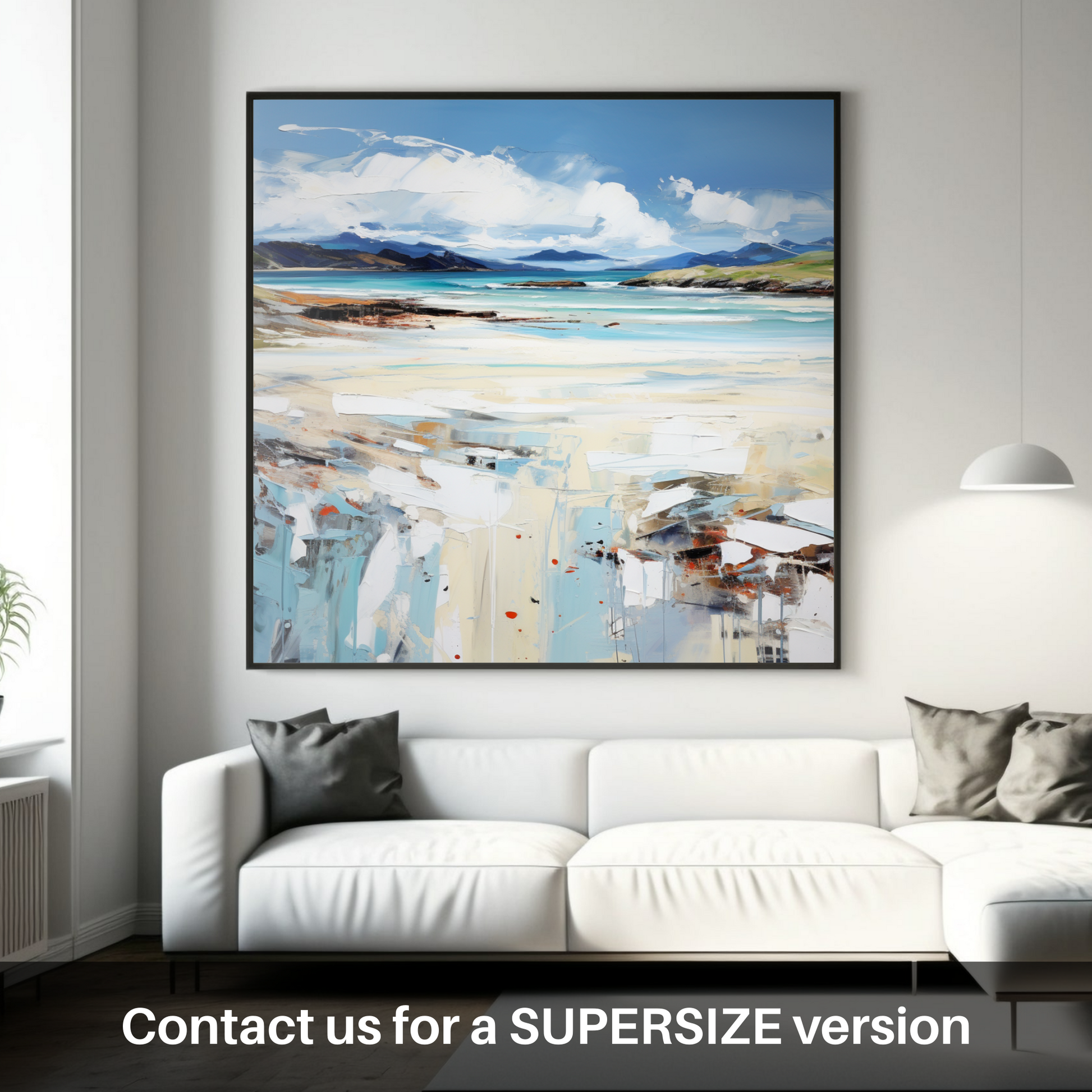 Huge supersize print of Camusdarach Beach, Arisaig