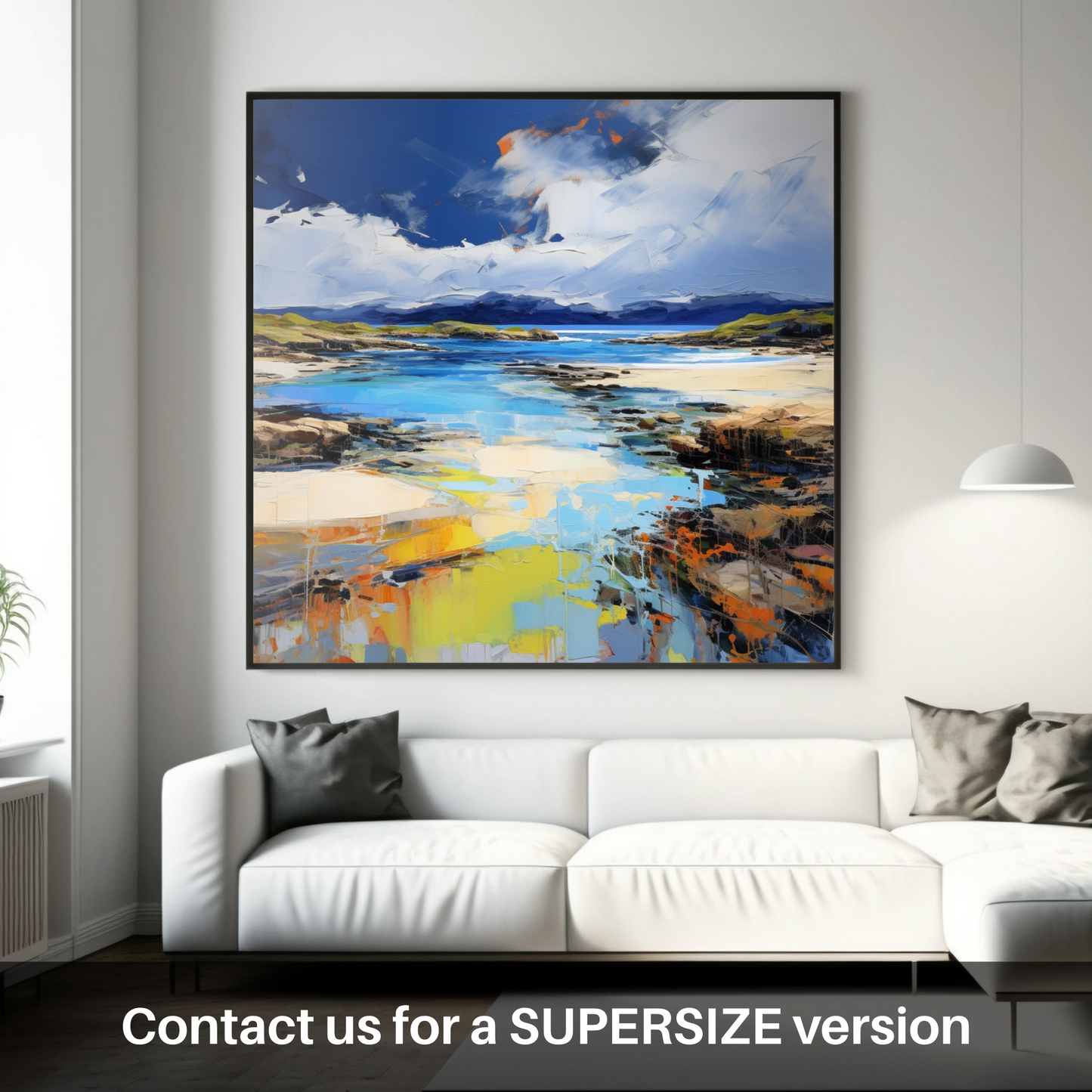 Huge supersize print of Camusdarach Beach, Arisaig