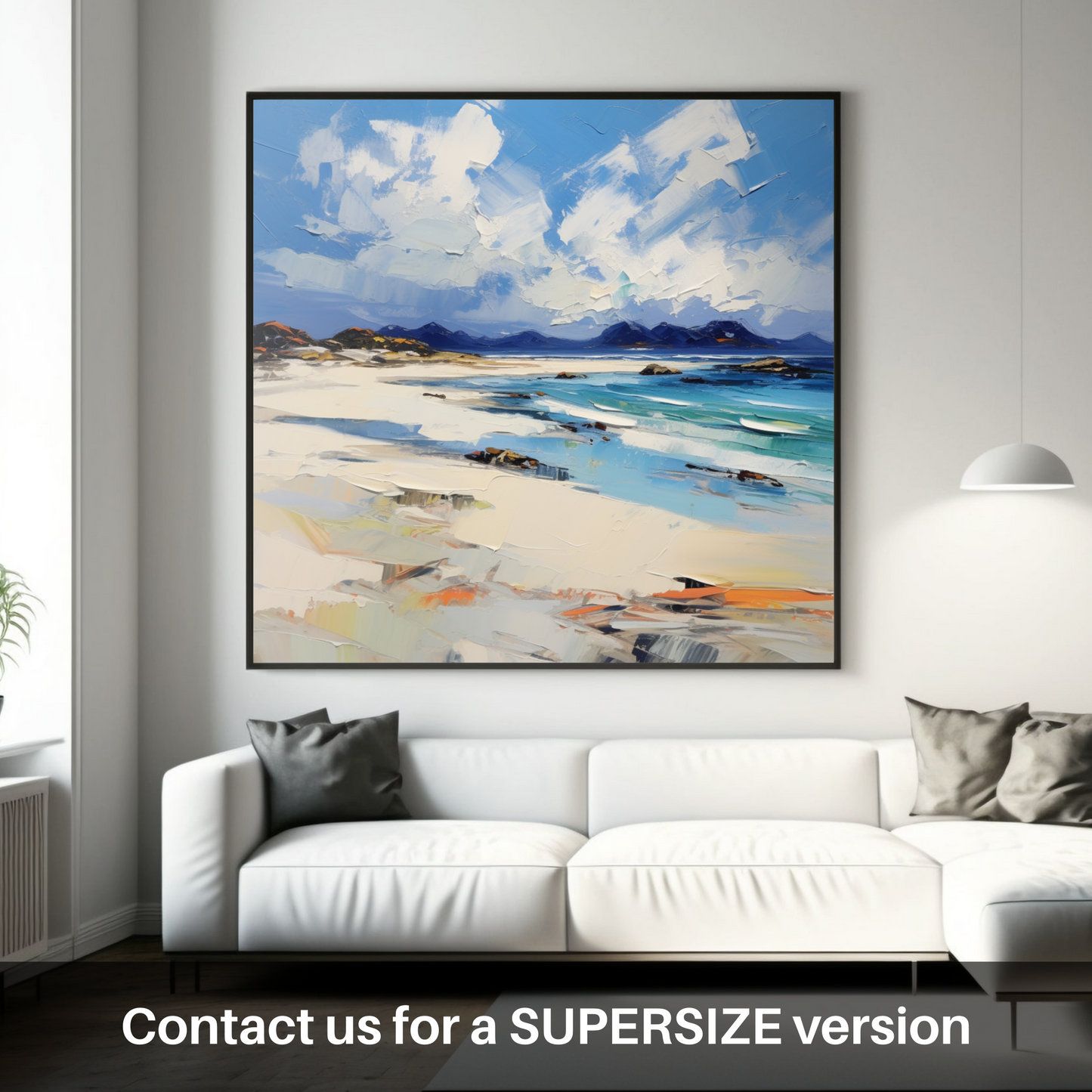 Huge supersize print of Camusdarach Beach, Arisaig