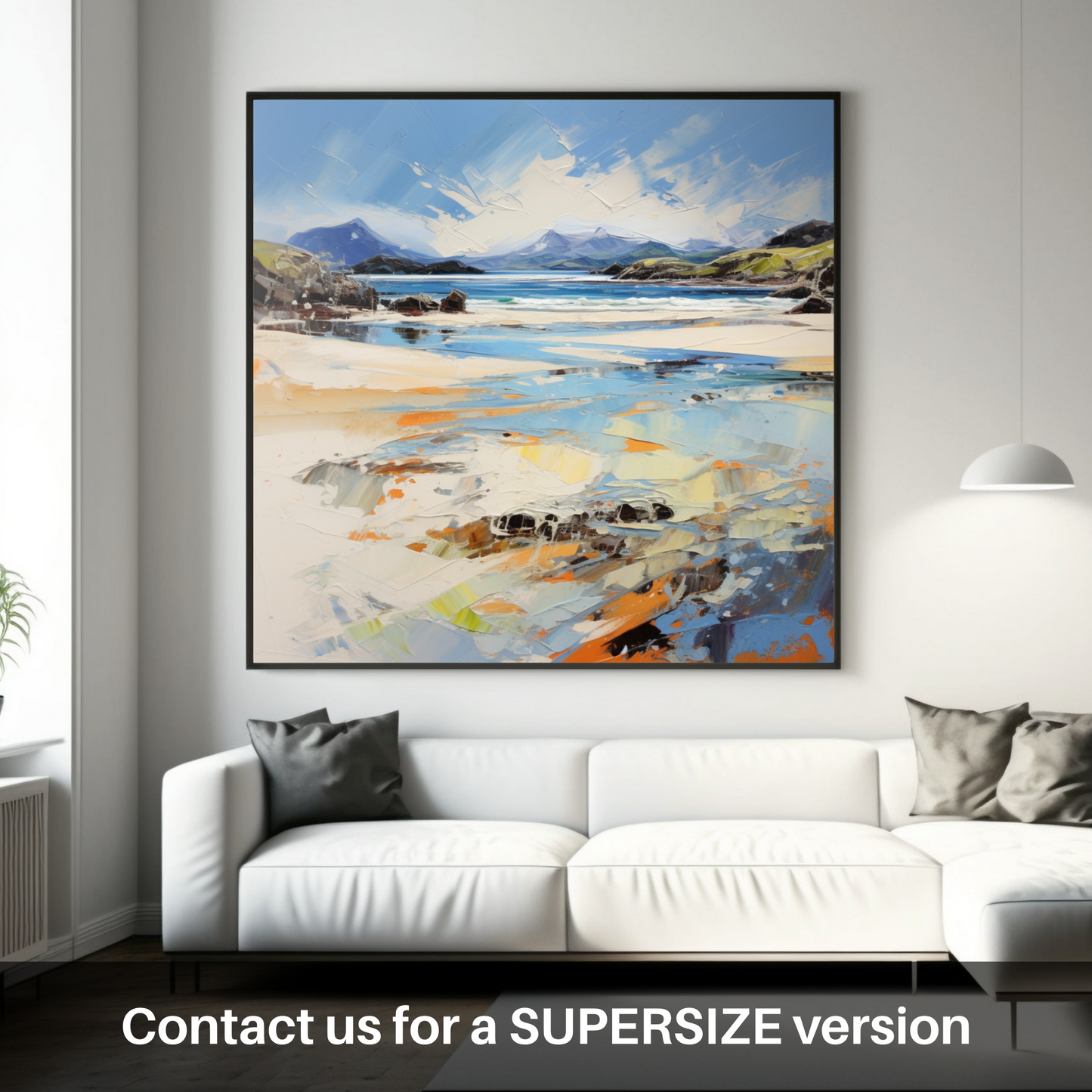 Huge supersize print of Camusdarach Beach, Arisaig