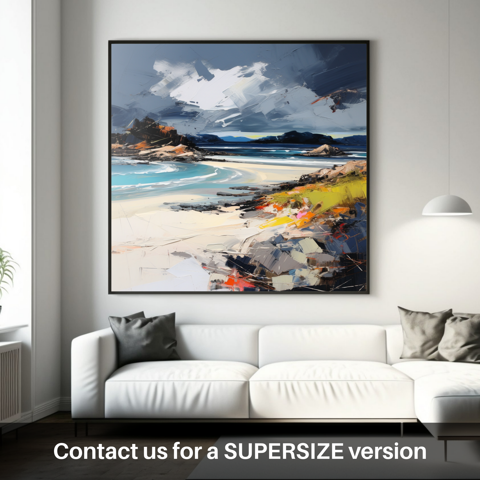 Huge supersize print of Camusdarach Beach, Arisaig