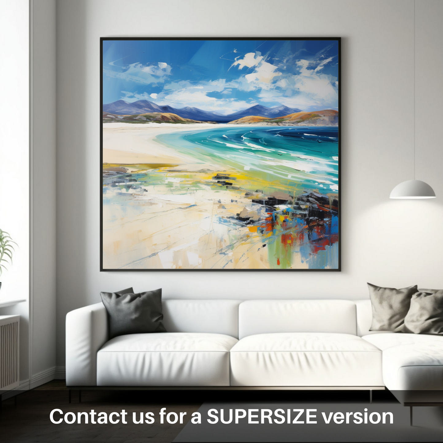 Huge supersize print of Luskentyre Beach, Isle of Harris