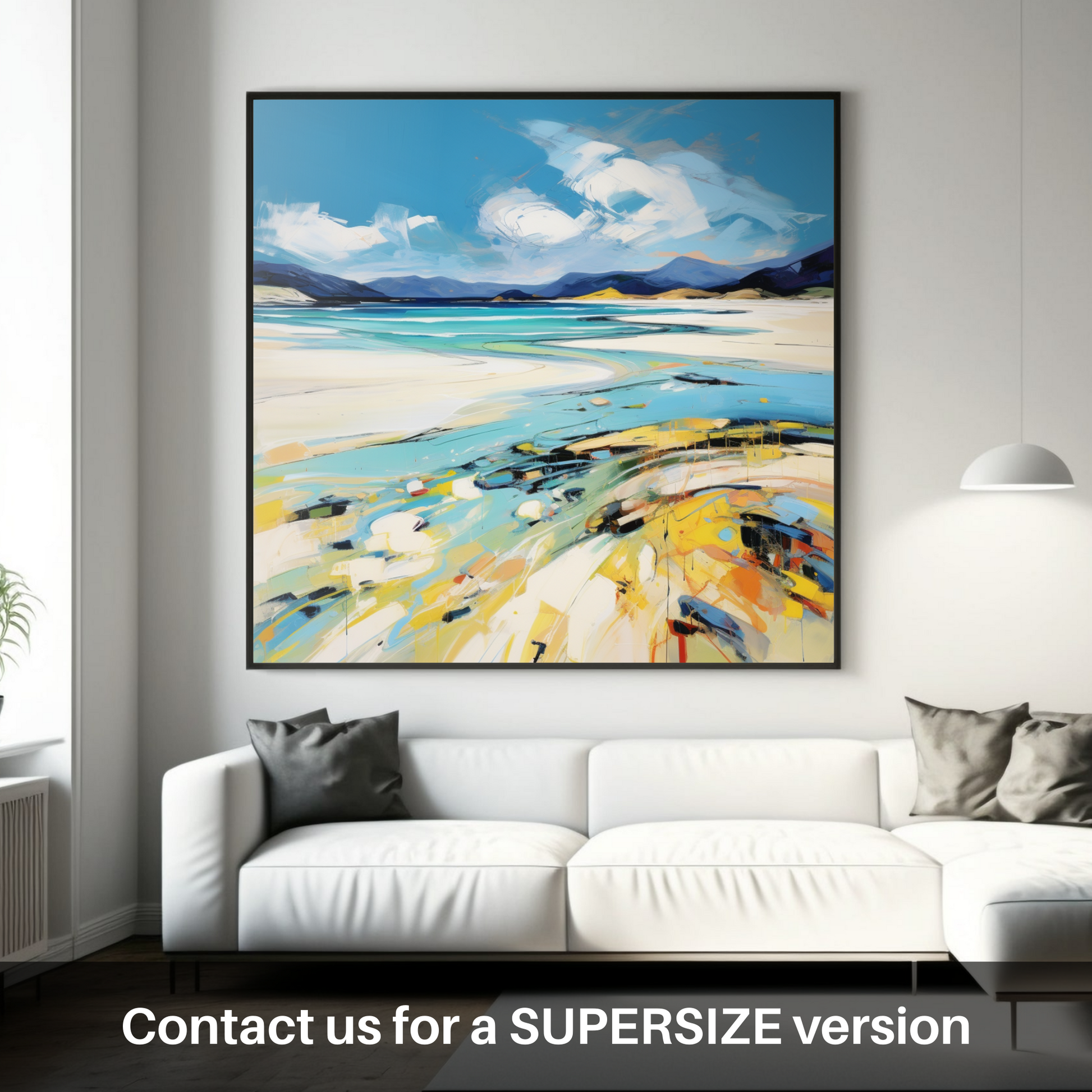 Huge supersize print of Luskentyre Beach, Isle of Harris