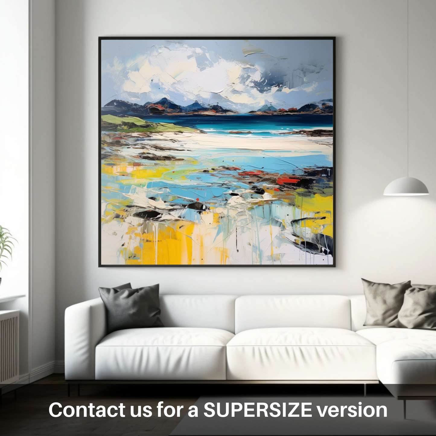 Huge supersize print of Camusdarach Beach, Arisaig