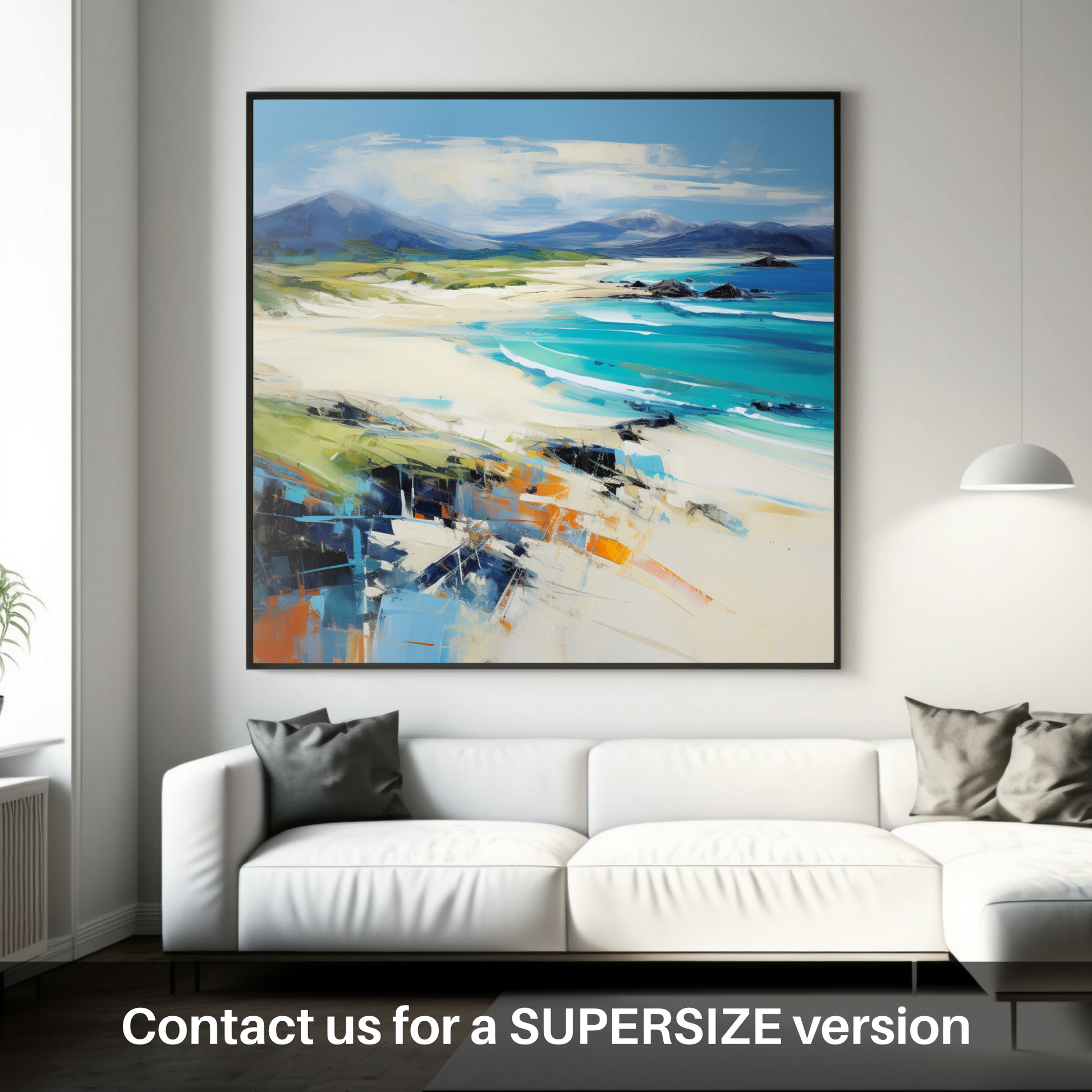 Huge supersize print of Luskentyre Beach, Isle of Harris