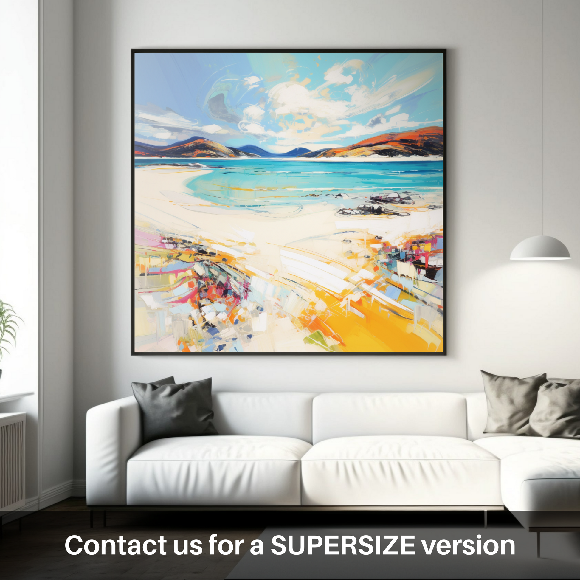 Huge supersize print of Luskentyre Beach, Isle of Harris