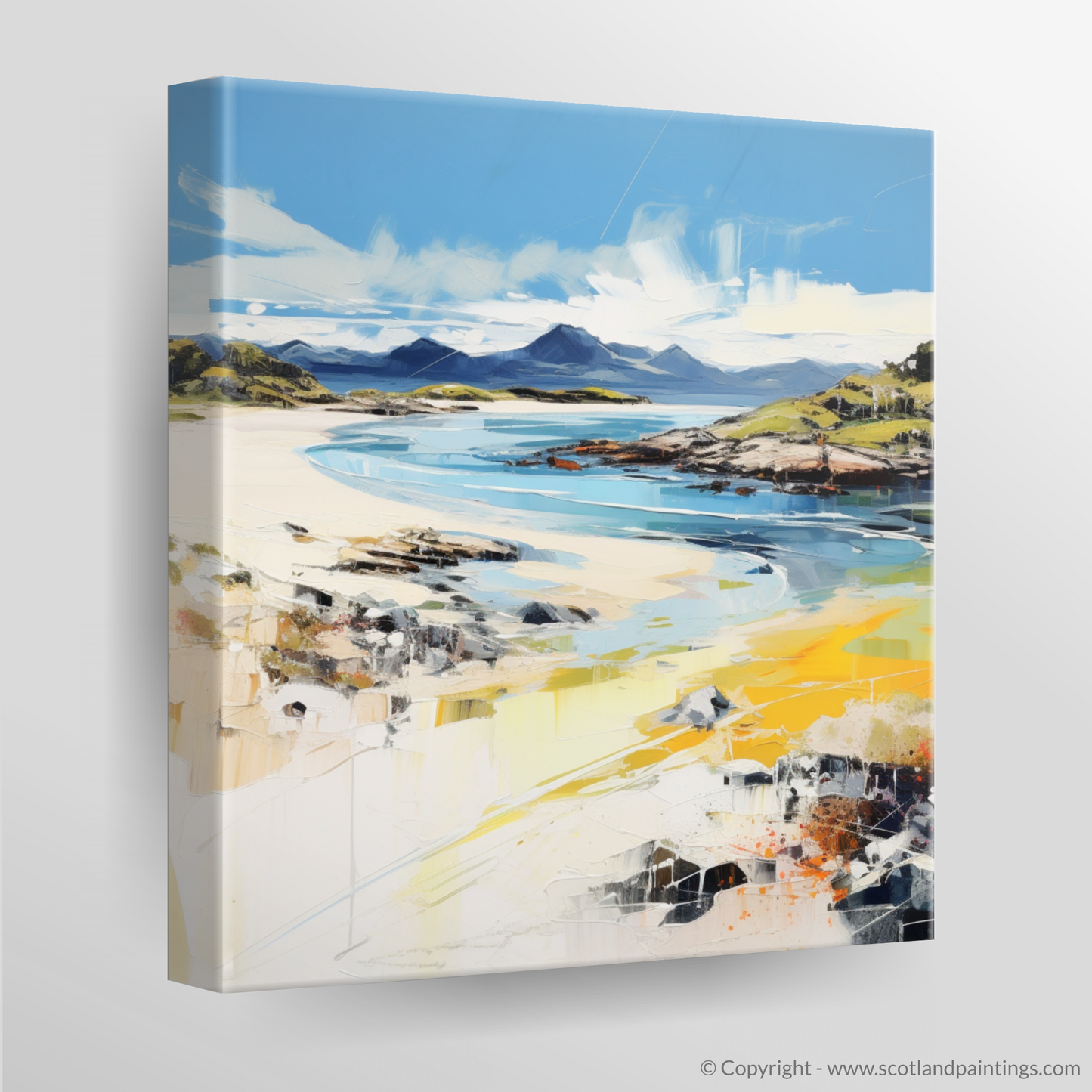 Canvas Print of Camusdarach Beach, Arisaig