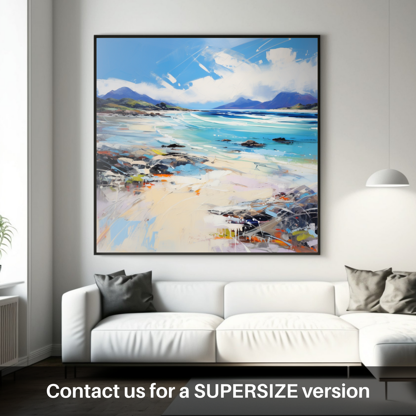 Huge supersize print of Camusdarach Beach, Arisaig