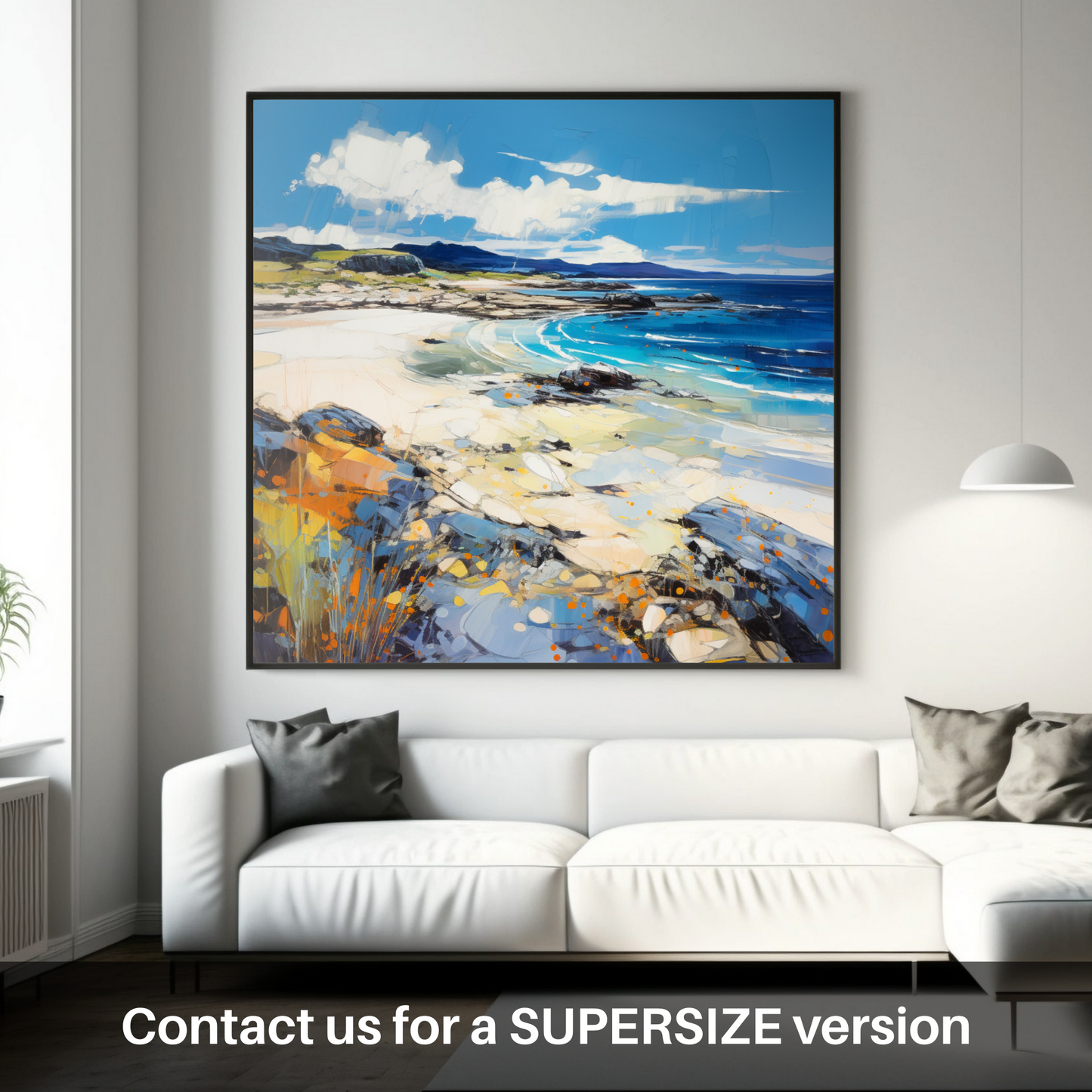 Huge supersize print of Camusdarach Beach, Arisaig