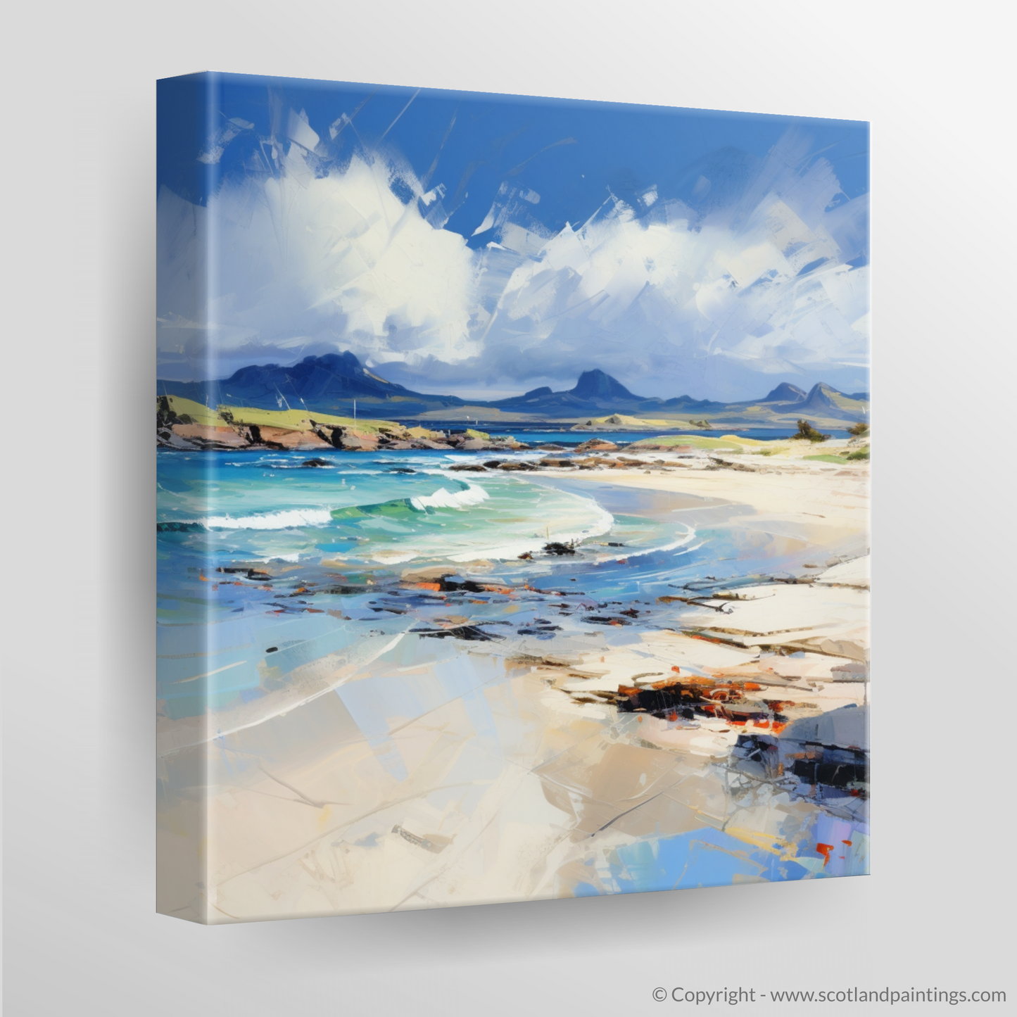 Canvas Print of Camusdarach Beach, Arisaig