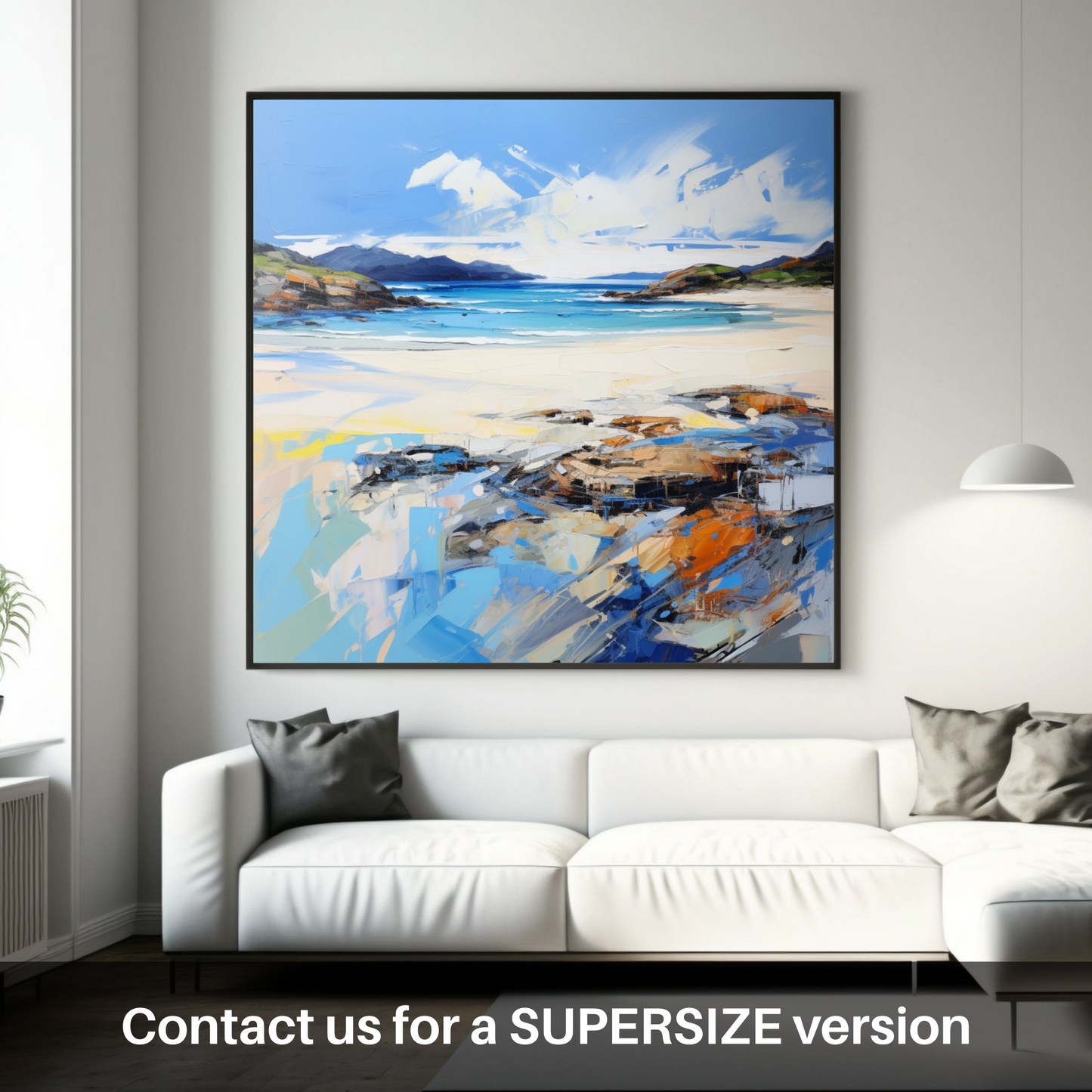 Huge supersize print of Camusdarach Beach, Arisaig