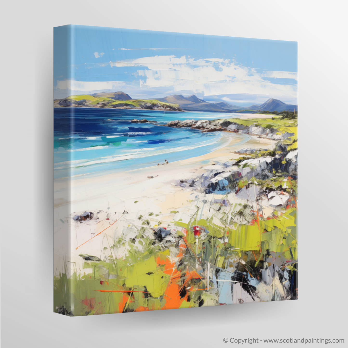 Canvas Print of Camusdarach Beach, Arisaig