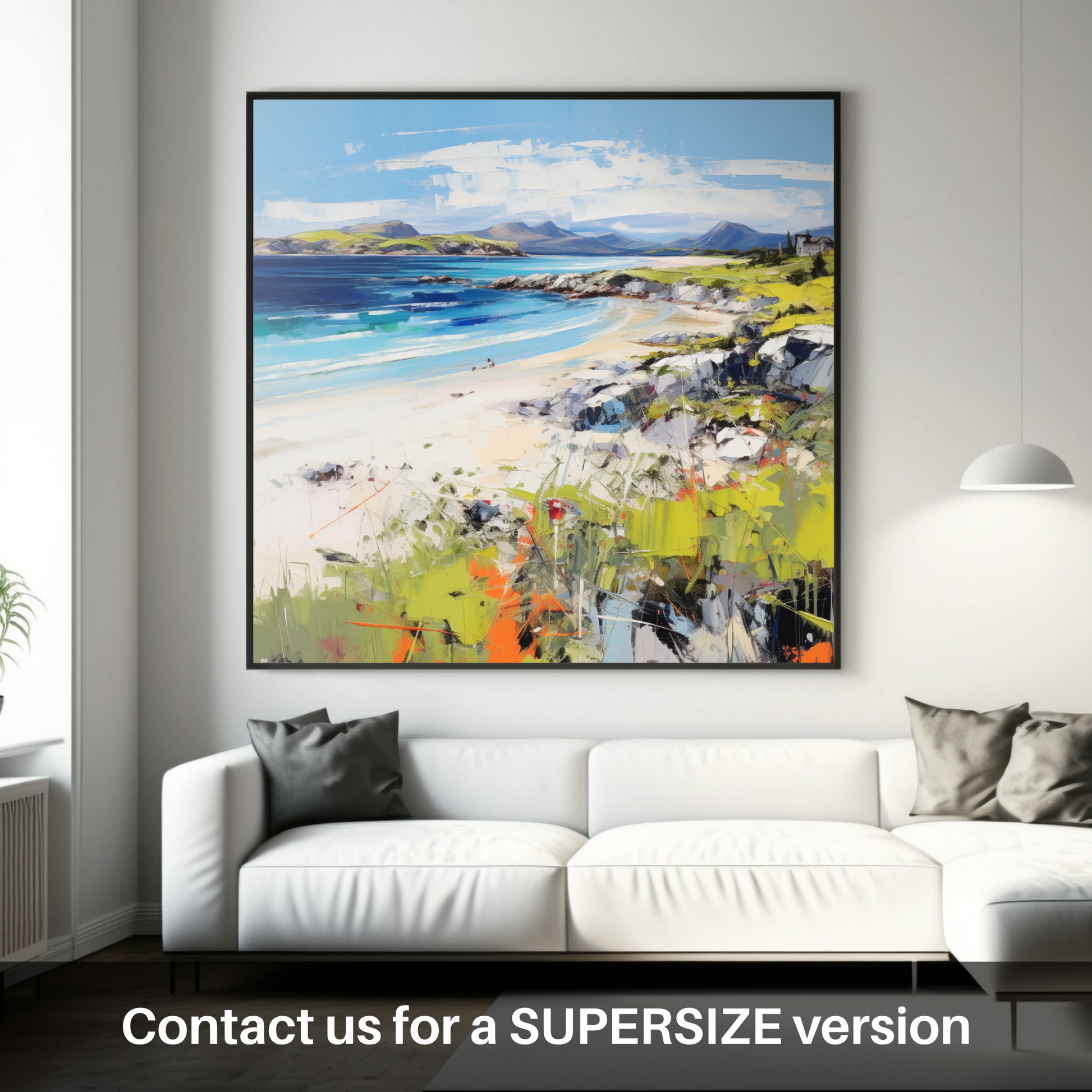 Huge supersize print of Camusdarach Beach, Arisaig