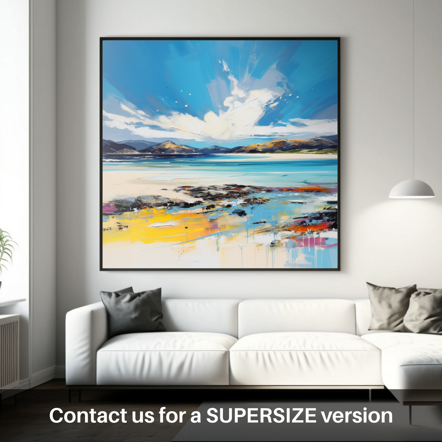 Huge supersize print of Luskentyre Beach, Isle of Harris