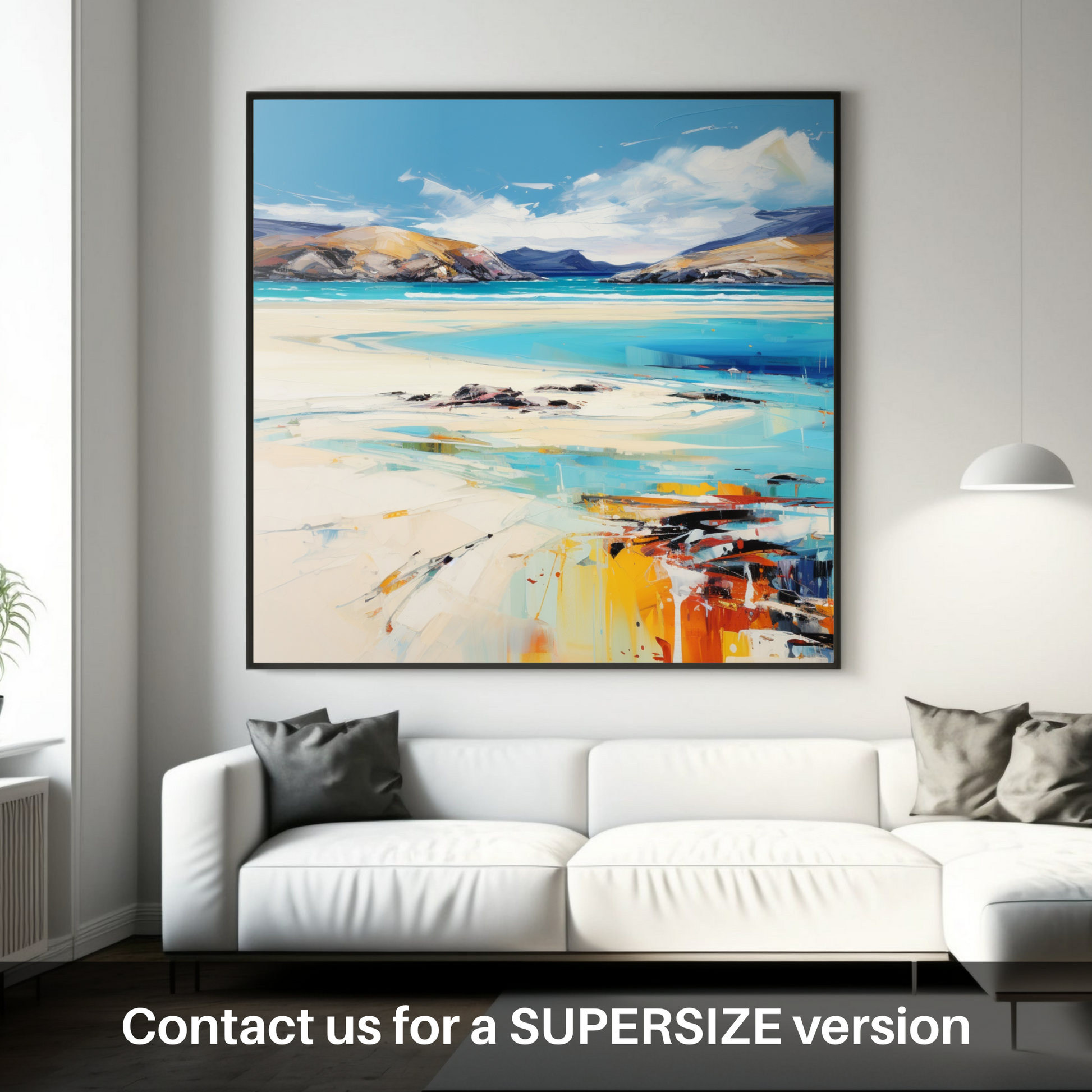 Huge supersize print of Luskentyre Beach, Isle of Harris