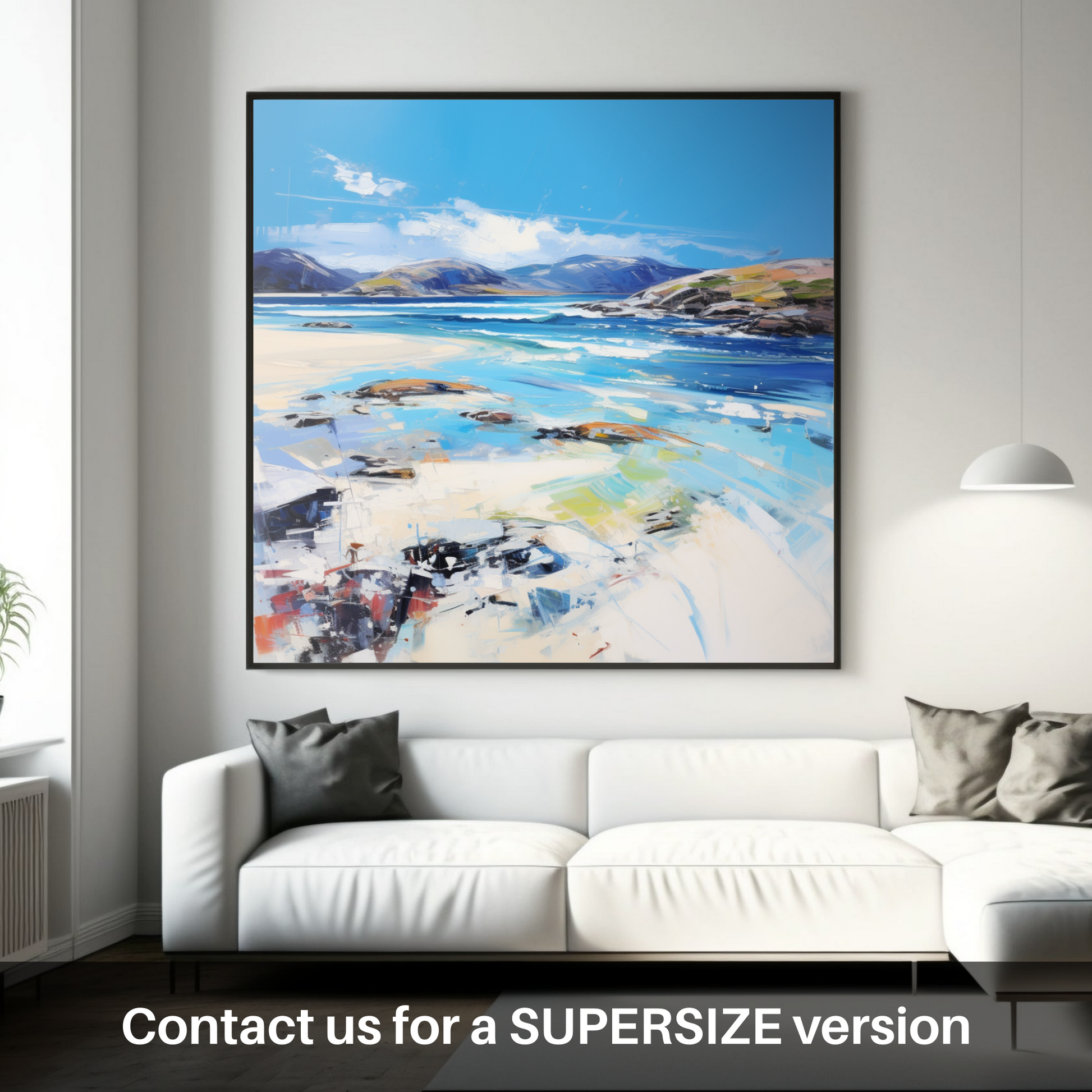 Huge supersize print of Luskentyre Beach, Isle of Harris