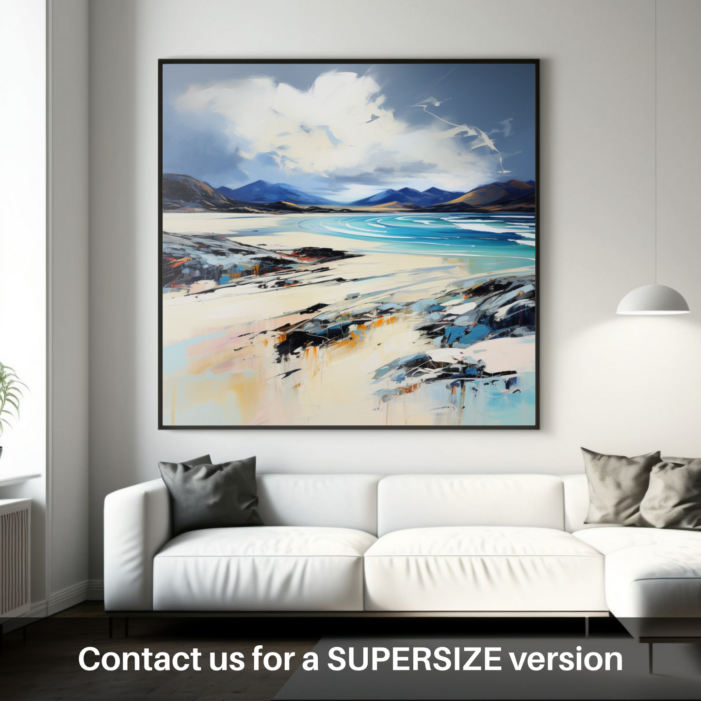 Huge supersize print of Luskentyre Beach, Isle of Harris