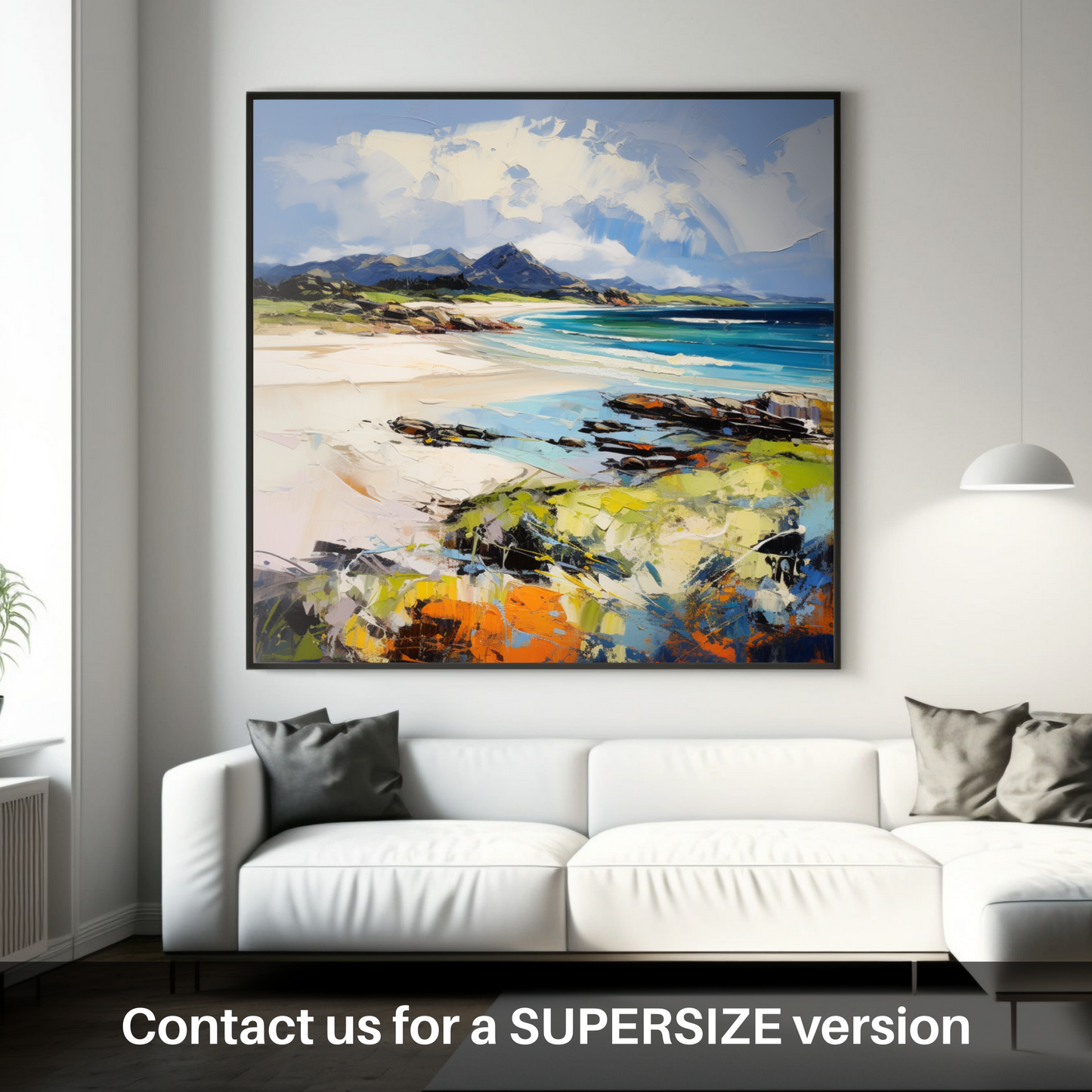 Huge supersize print of Camusdarach Beach, Arisaig