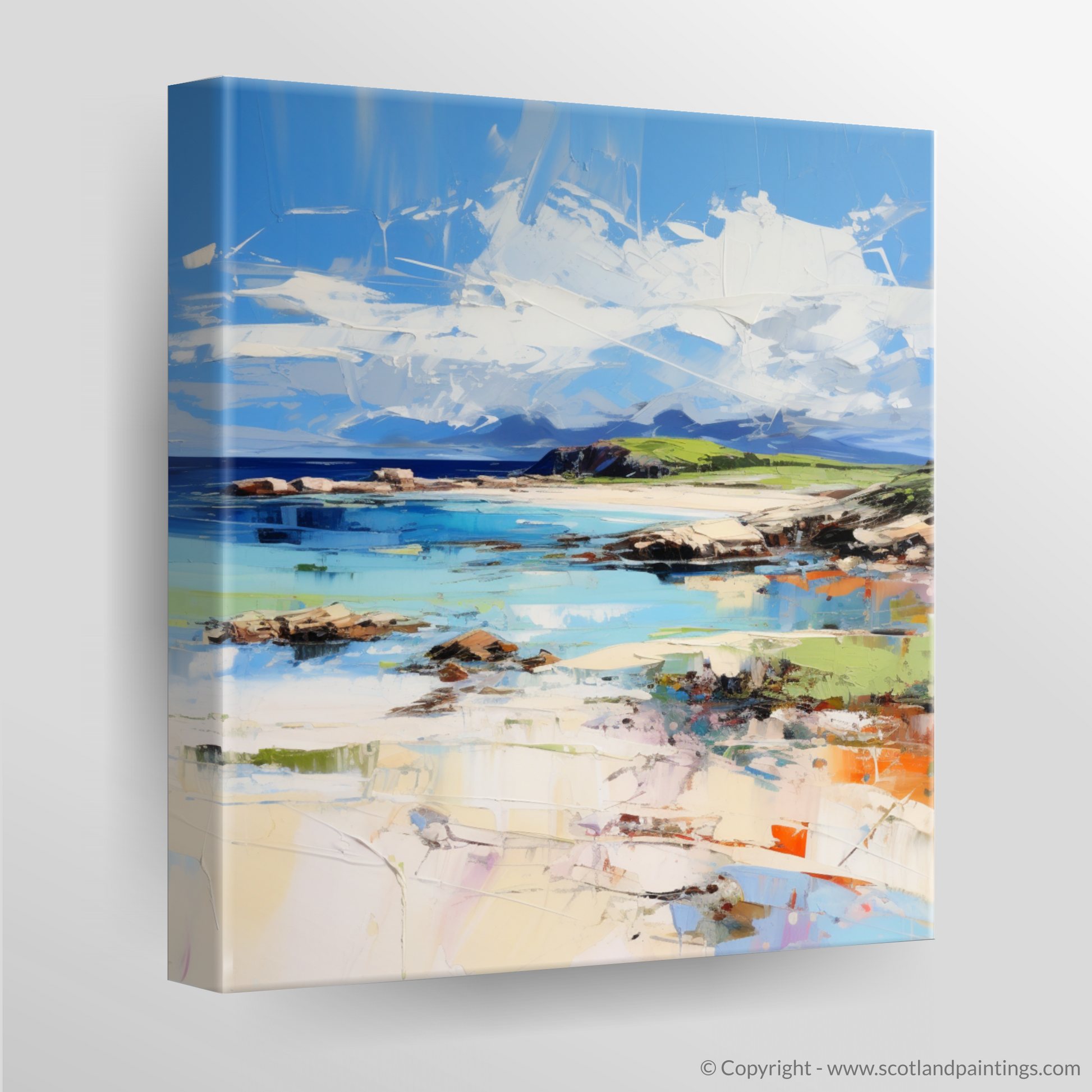 Canvas Print of Camusdarach Beach, Arisaig