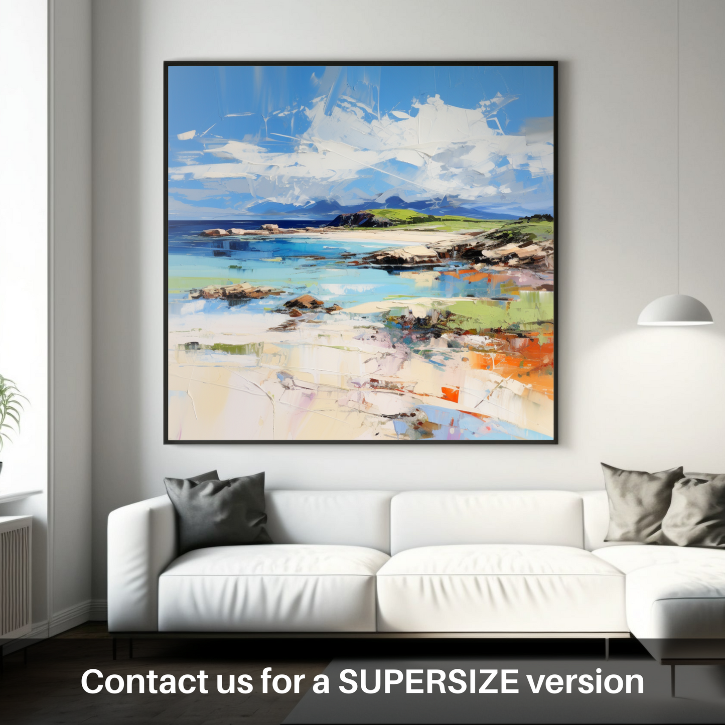 Huge supersize print of Camusdarach Beach, Arisaig