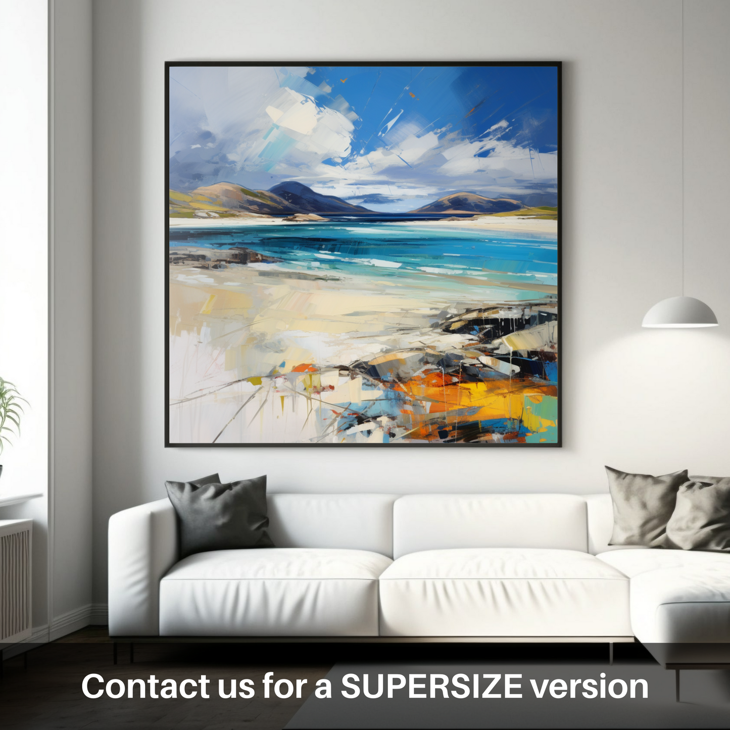 Huge supersize print of Luskentyre Beach, Isle of Harris