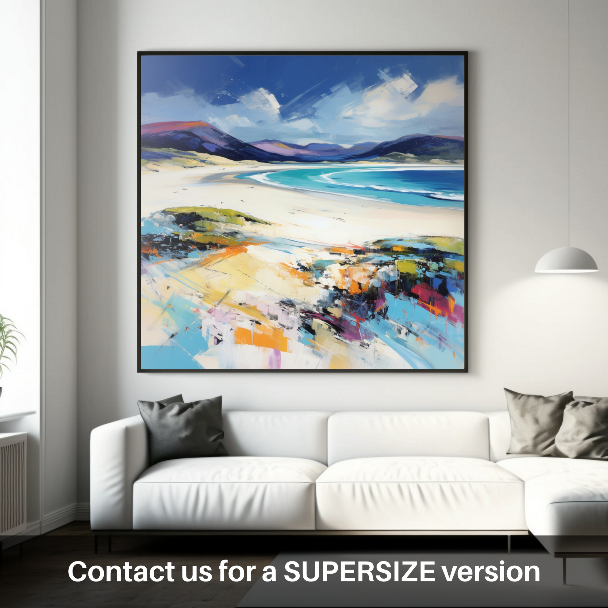 Huge supersize print of Luskentyre Beach, Isle of Harris