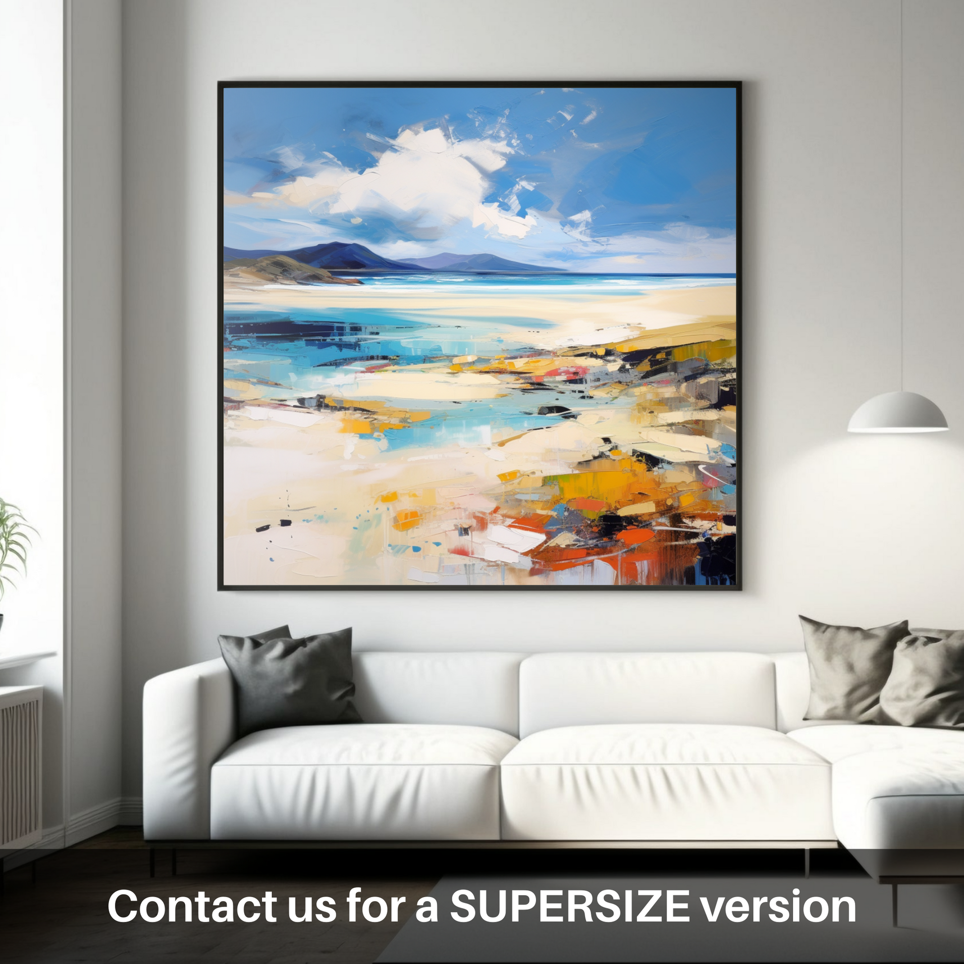 Huge supersize print of Luskentyre Beach, Isle of Harris