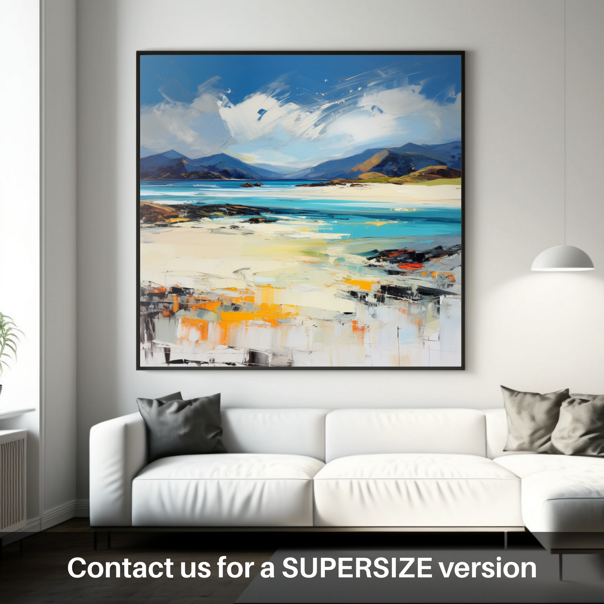 Huge supersize print of Luskentyre Beach, Isle of Harris