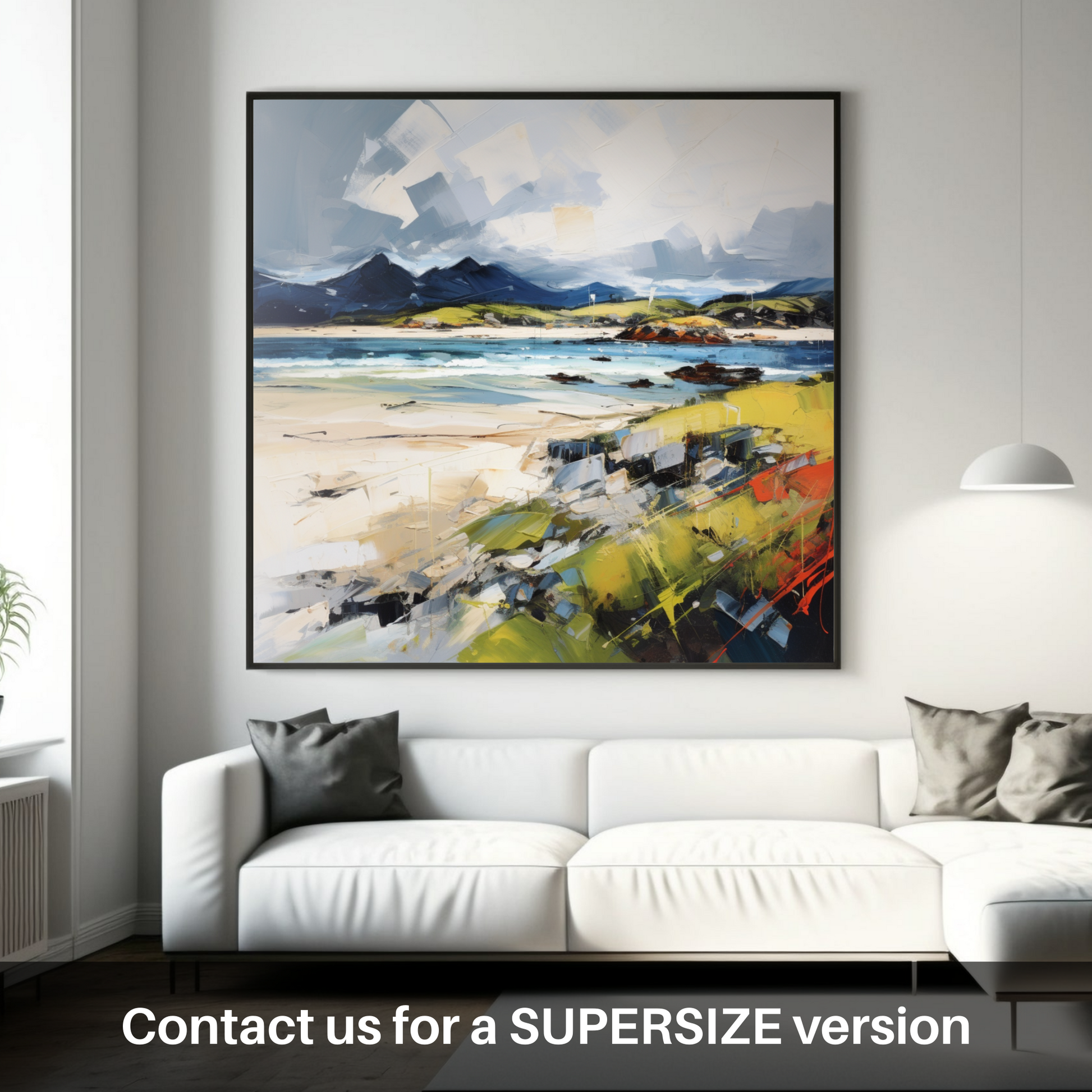 Huge supersize print of Camusdarach Beach, Arisaig