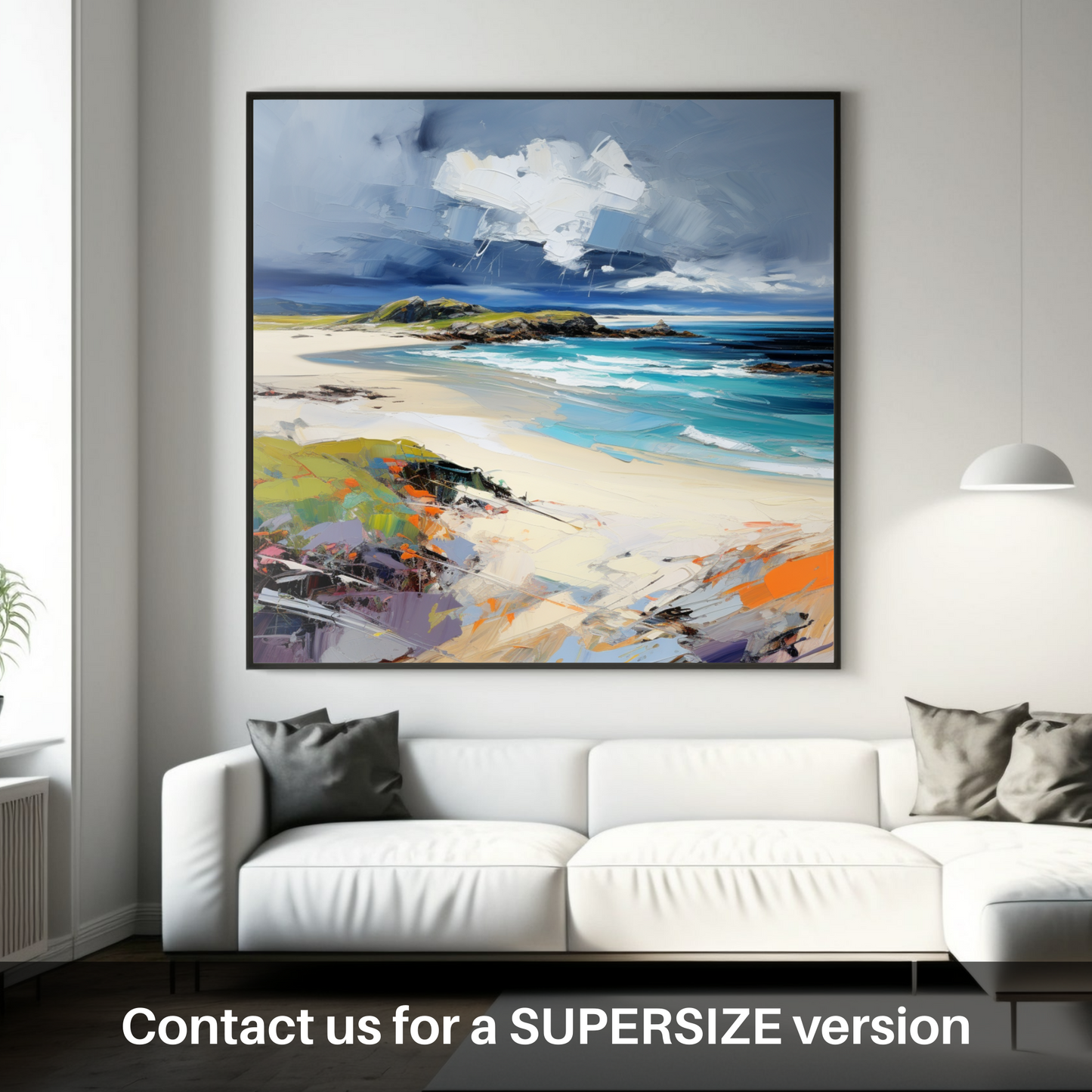 Huge supersize print of Camusdarach Beach, Arisaig