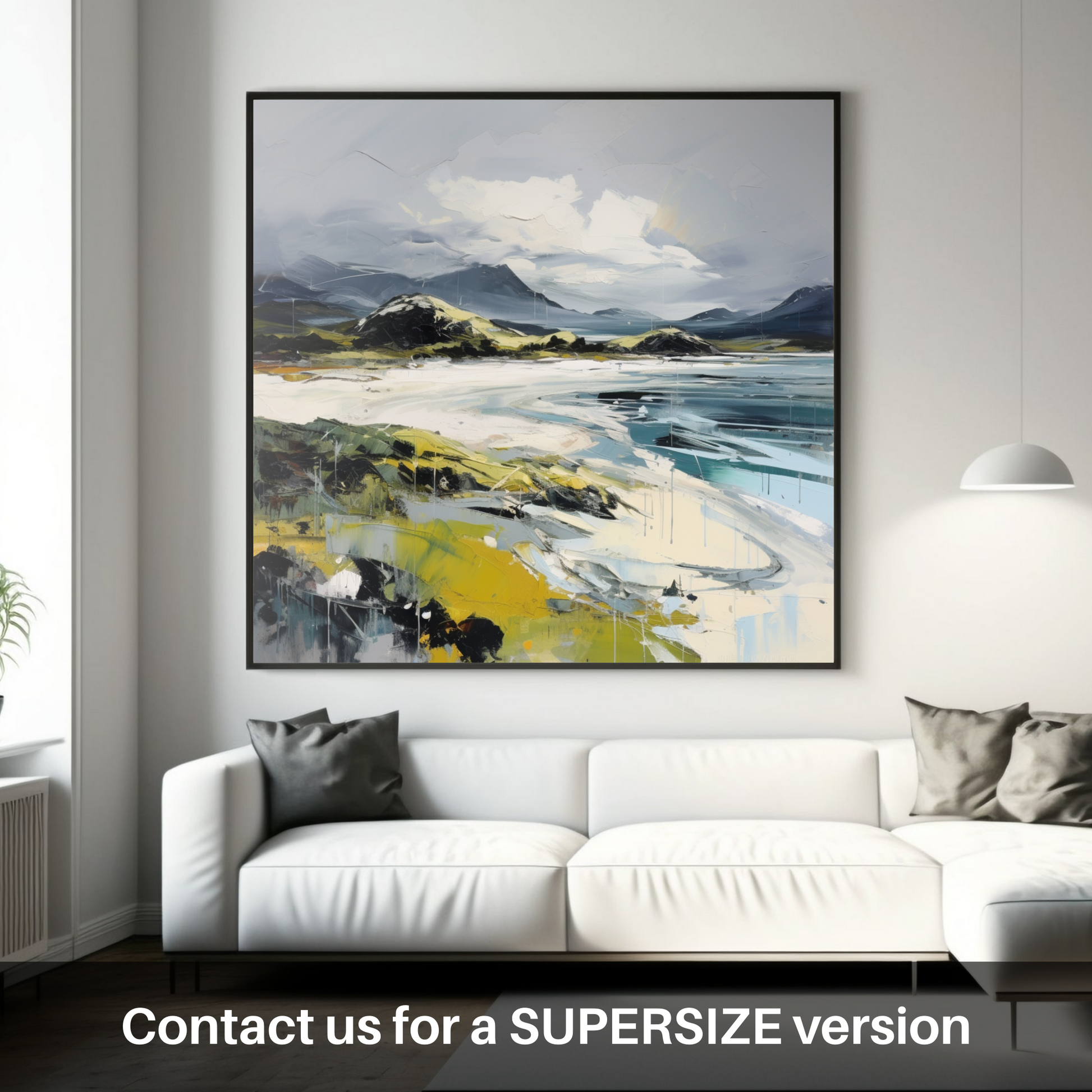 Huge supersize print of Camusdarach Beach, Arisaig