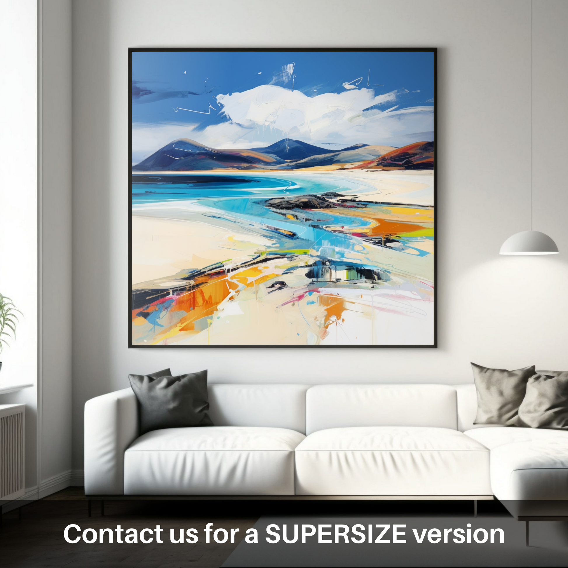 Huge supersize print of Luskentyre Beach, Isle of Harris