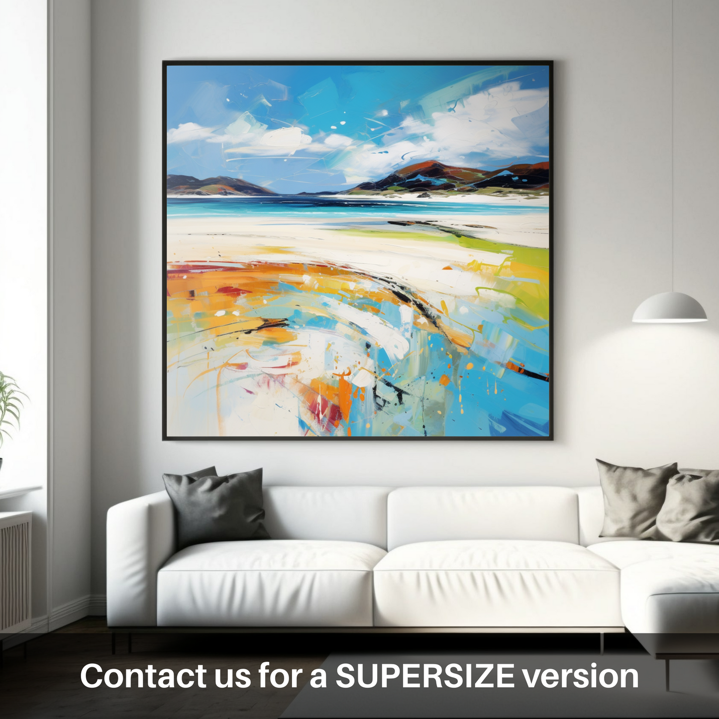 Huge supersize print of Luskentyre Beach, Isle of Harris