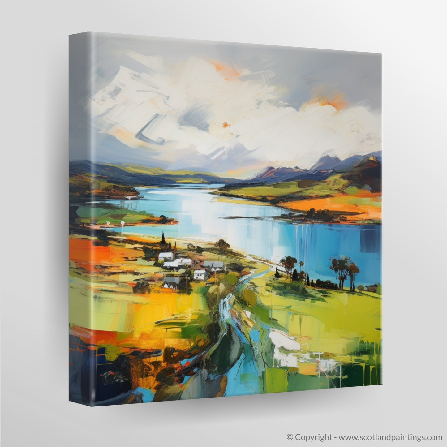 Canvas Print of Loch Leven, Perth and Kinross