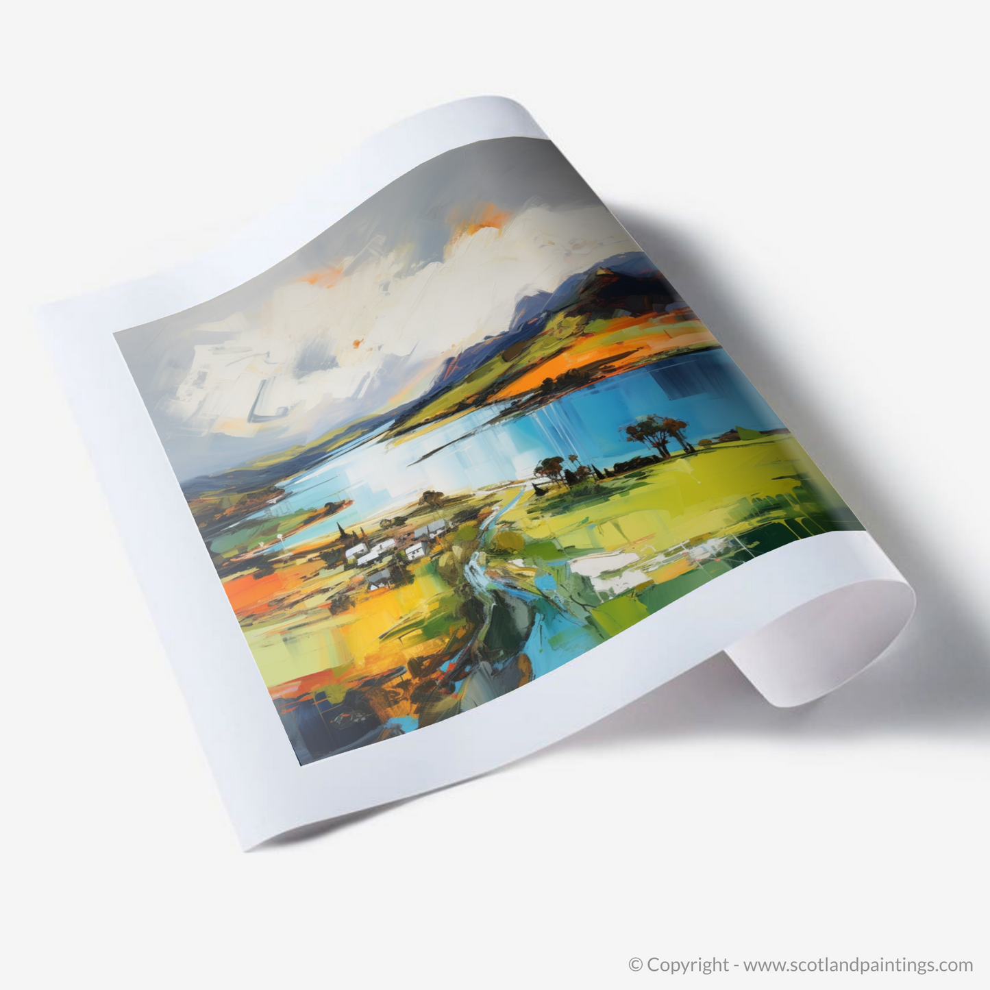 Art Print of Loch Leven, Perth and Kinross