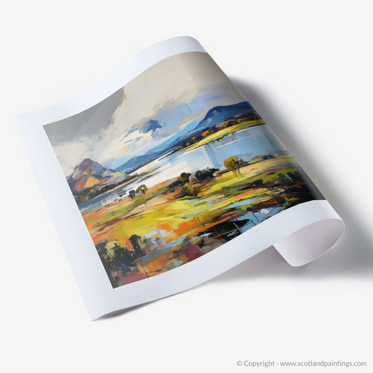 Art Print of Loch Leven, Perth and Kinross