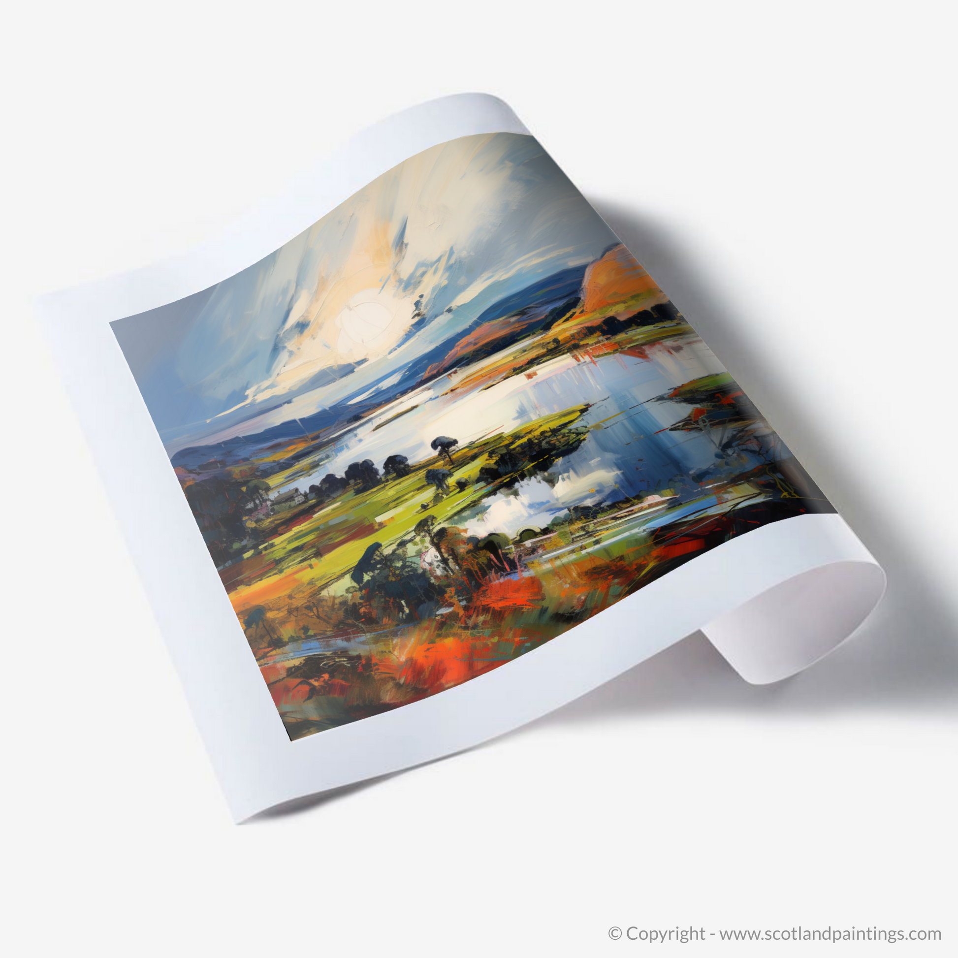 Art Print of Loch Leven, Perth and Kinross
