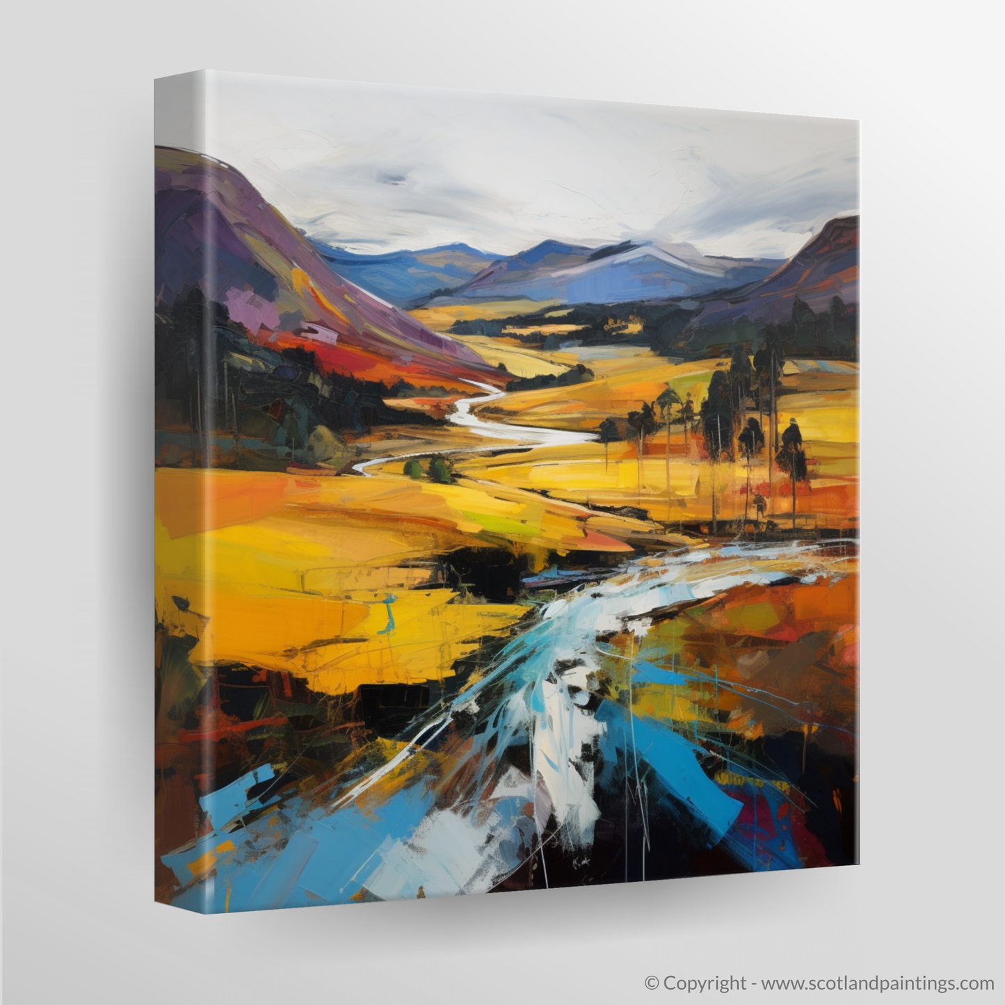 Canvas Print of Glen Feshie, Highlands