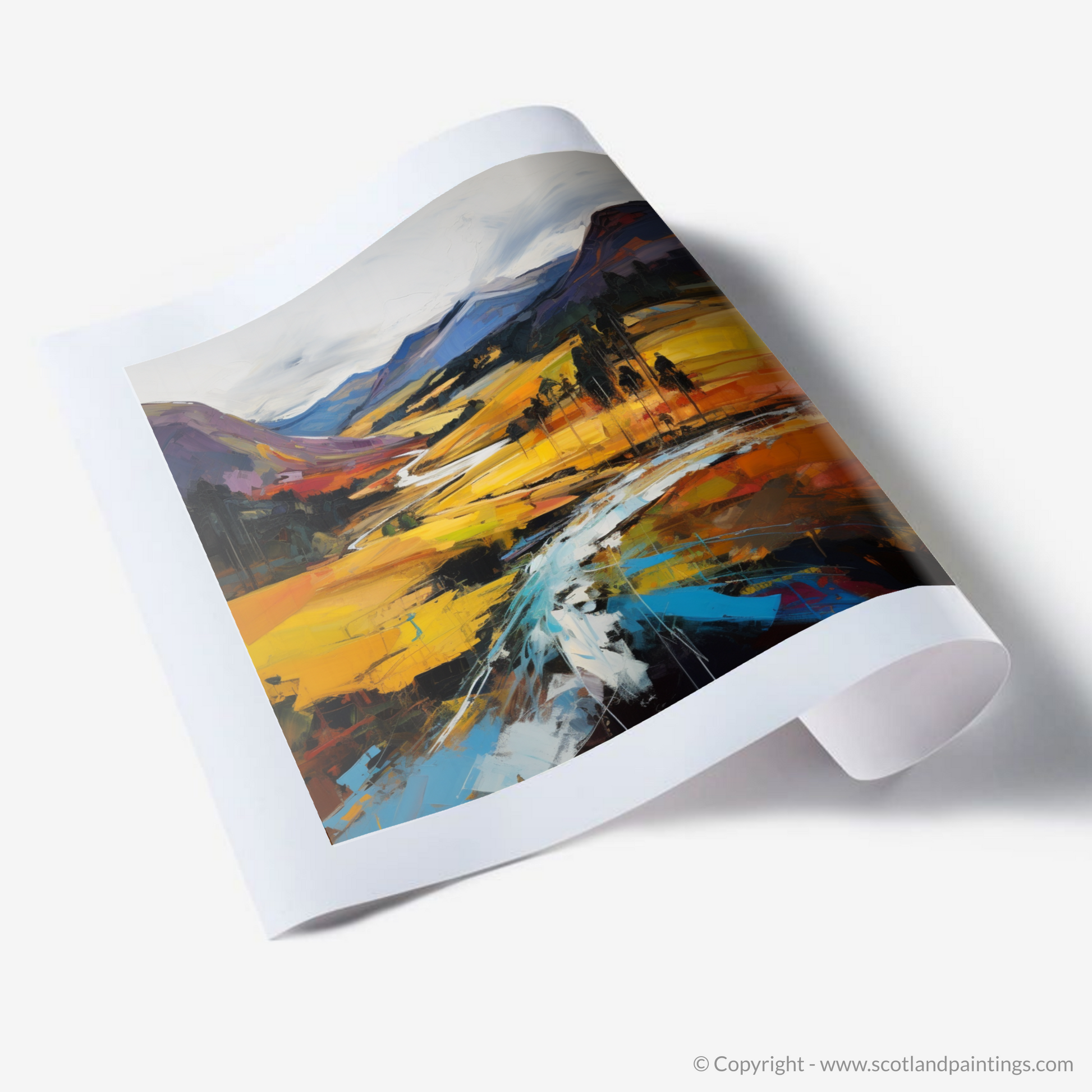 Art Print of Glen Feshie, Highlands