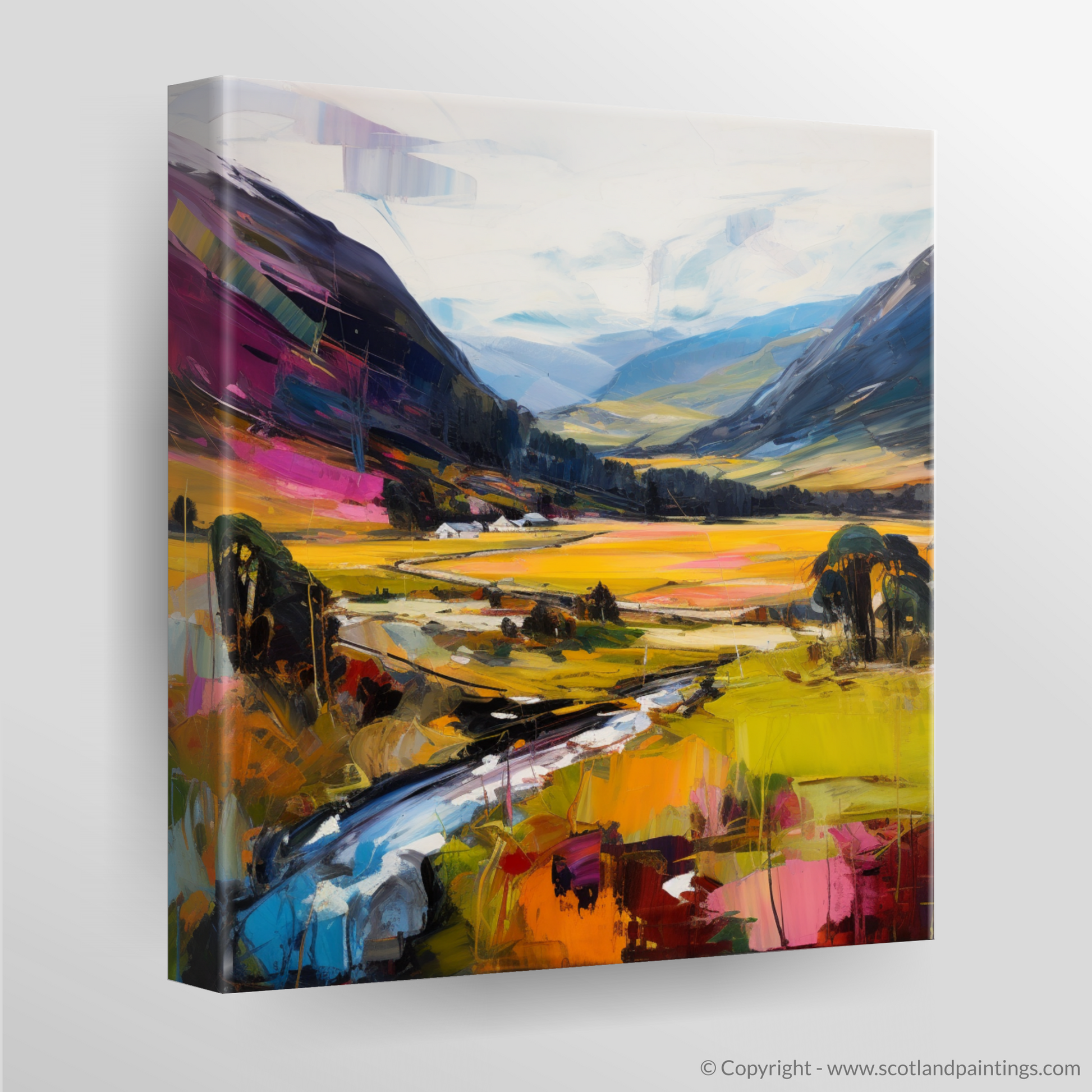 Canvas Print of Glen Feshie, Highlands