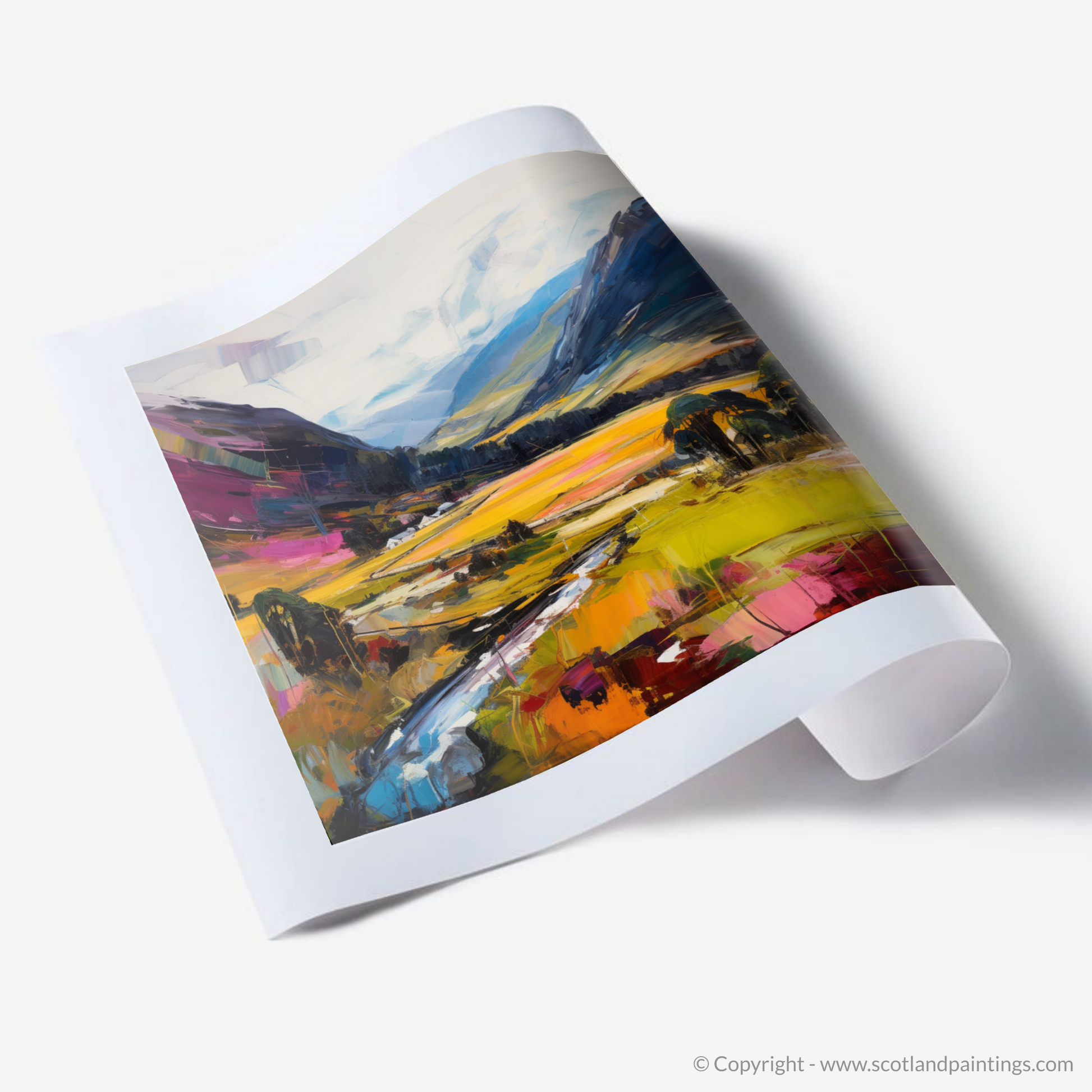 Art Print of Glen Feshie, Highlands