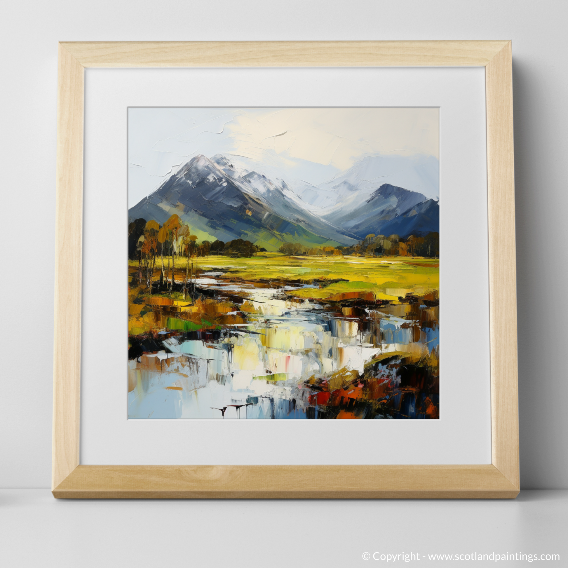 Art Print of Ben Nevis, Highlands with a natural frame