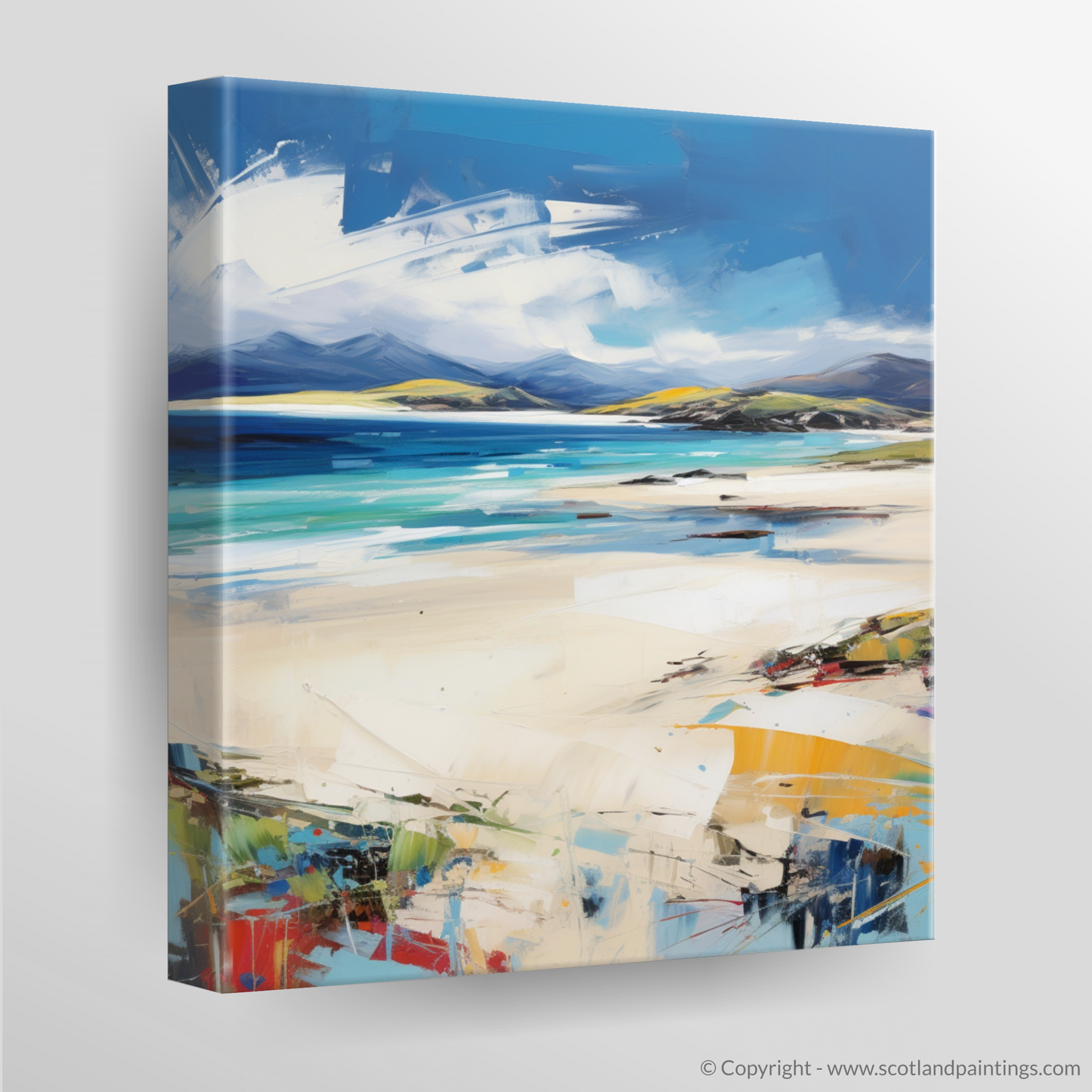 Canvas Print of Luskentyre Sands, Isle of Lewis