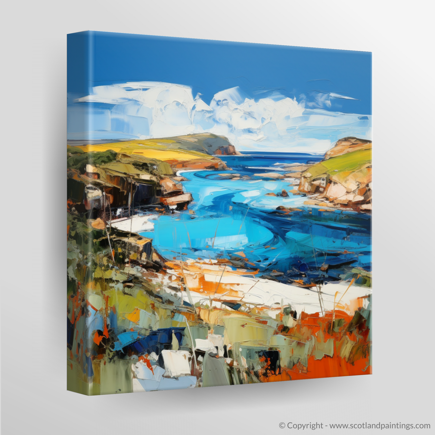 Canvas Print of Scourie Bay, Sutherland