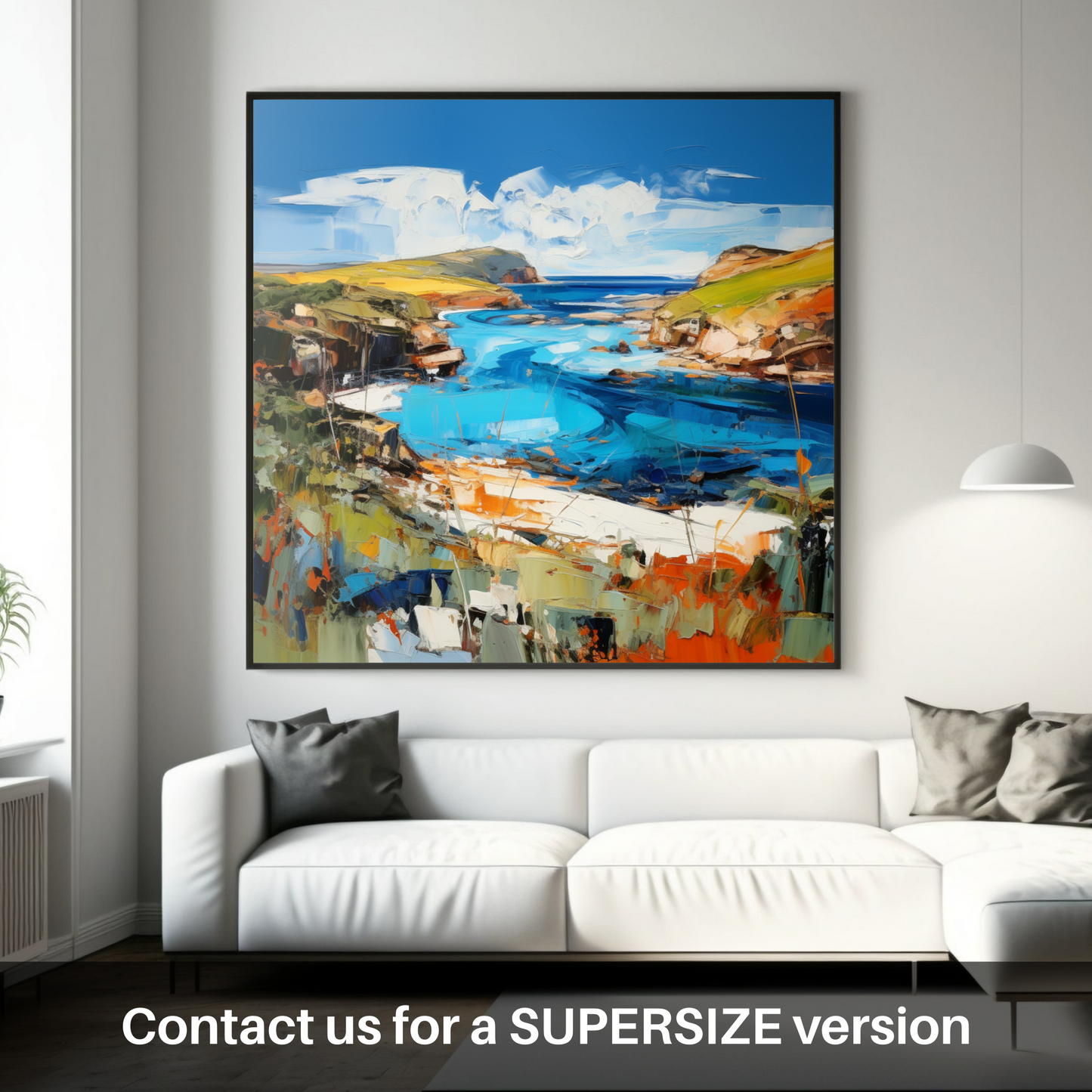 Huge supersize print of Scourie Bay, Sutherland